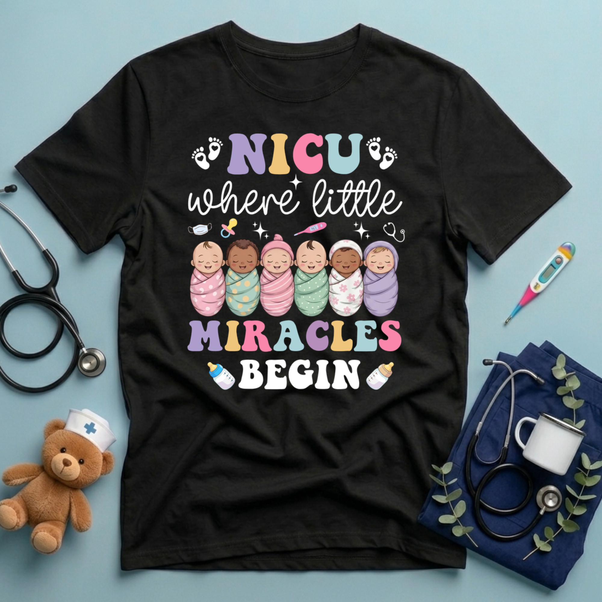 Where Little Miracles Begin T-Shirt