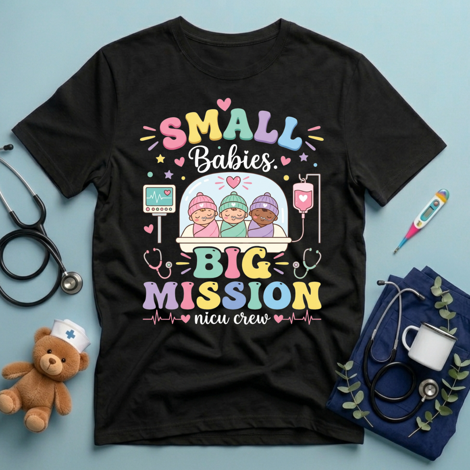 Small Babies. Big Mission T-Shirt