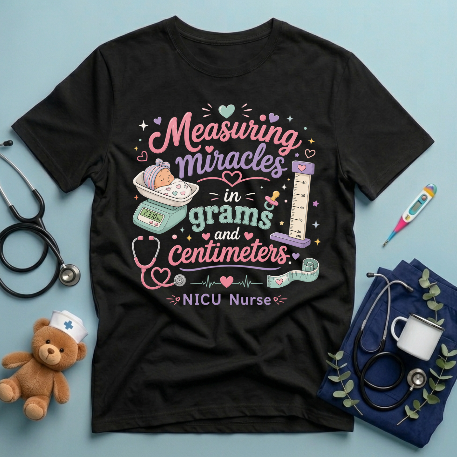 Measuring miracles in grams T-Shirt