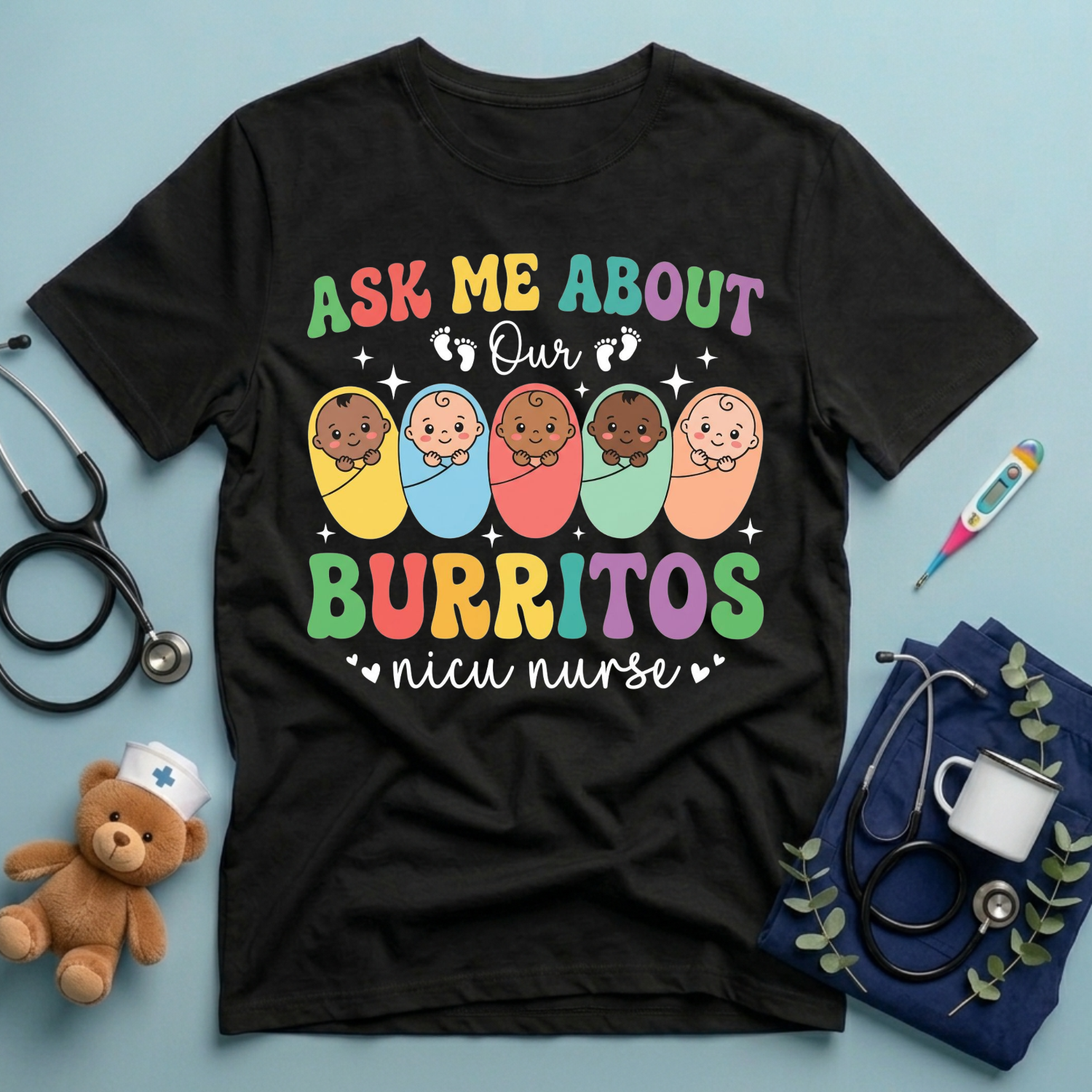 Ask Me About Our Burritos T-Shirt