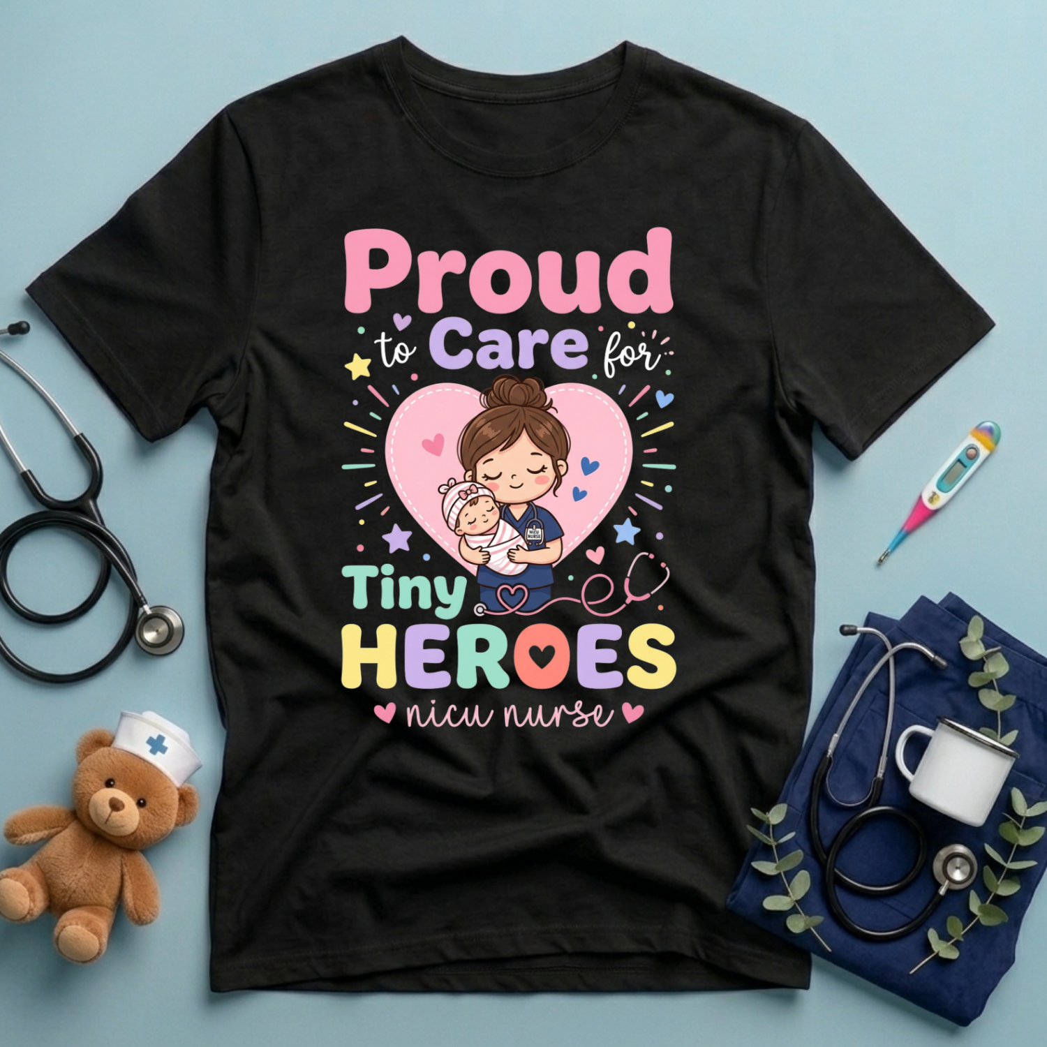 Proud Care for Tiny Heroes T-Shirt