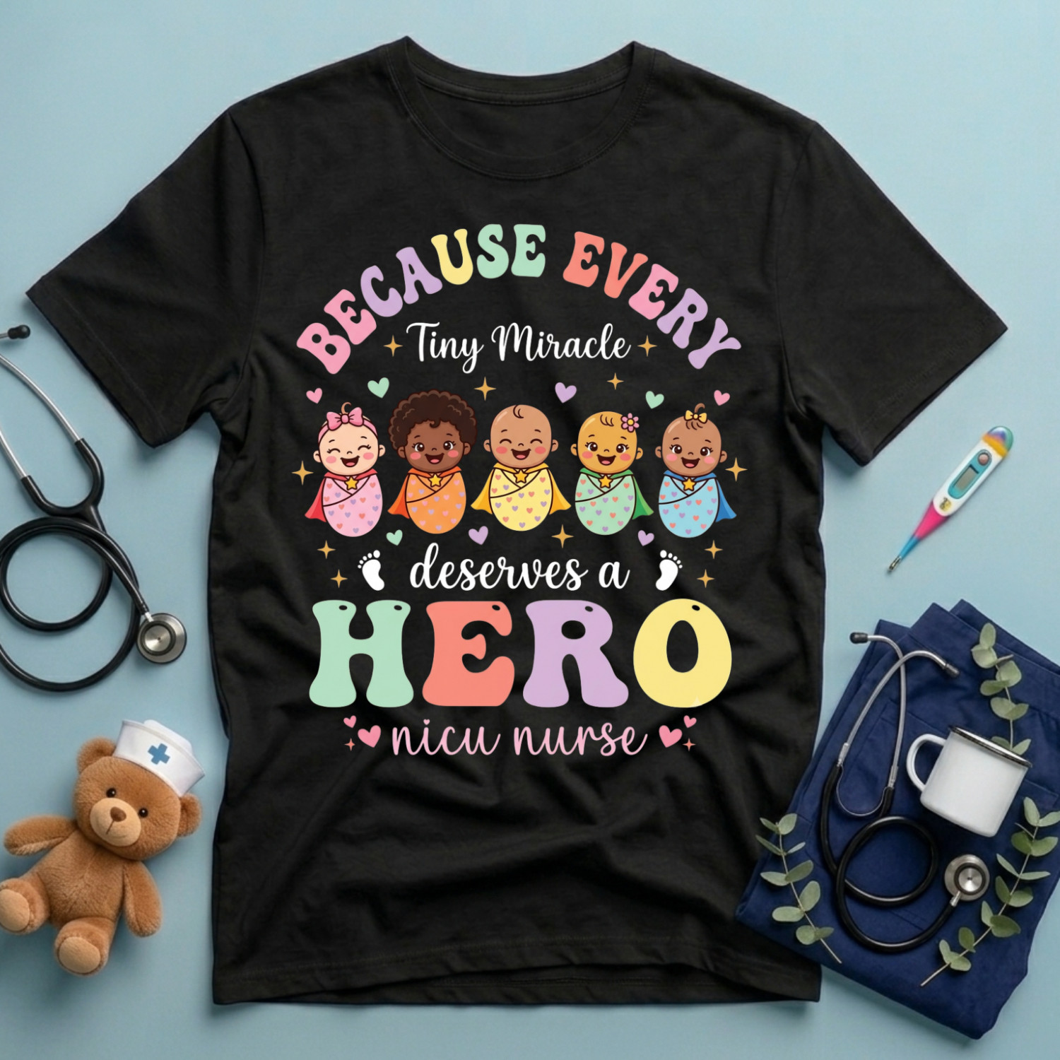 Tiny Miracle Deserves Hero T-Shirt