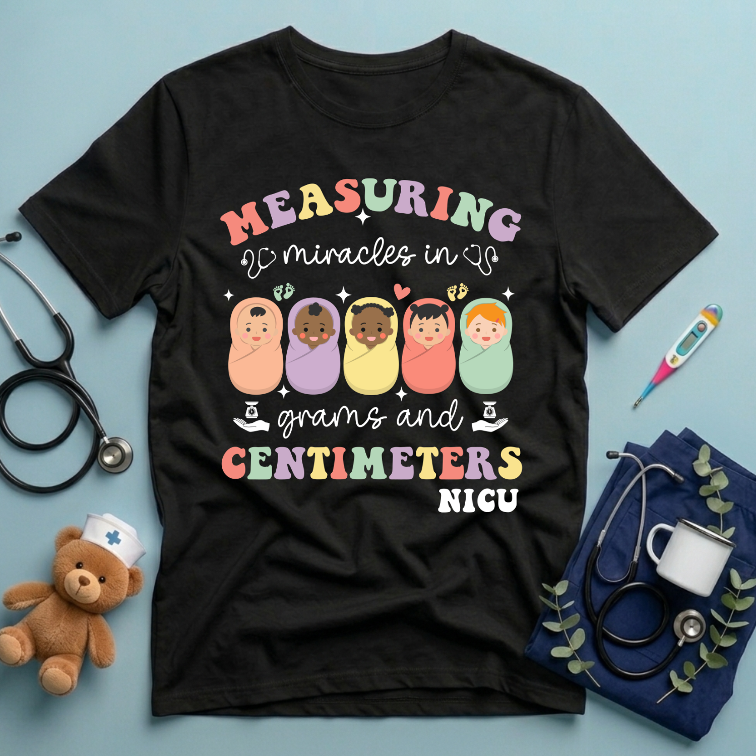 Measuring Miracles NICU T-Shirt