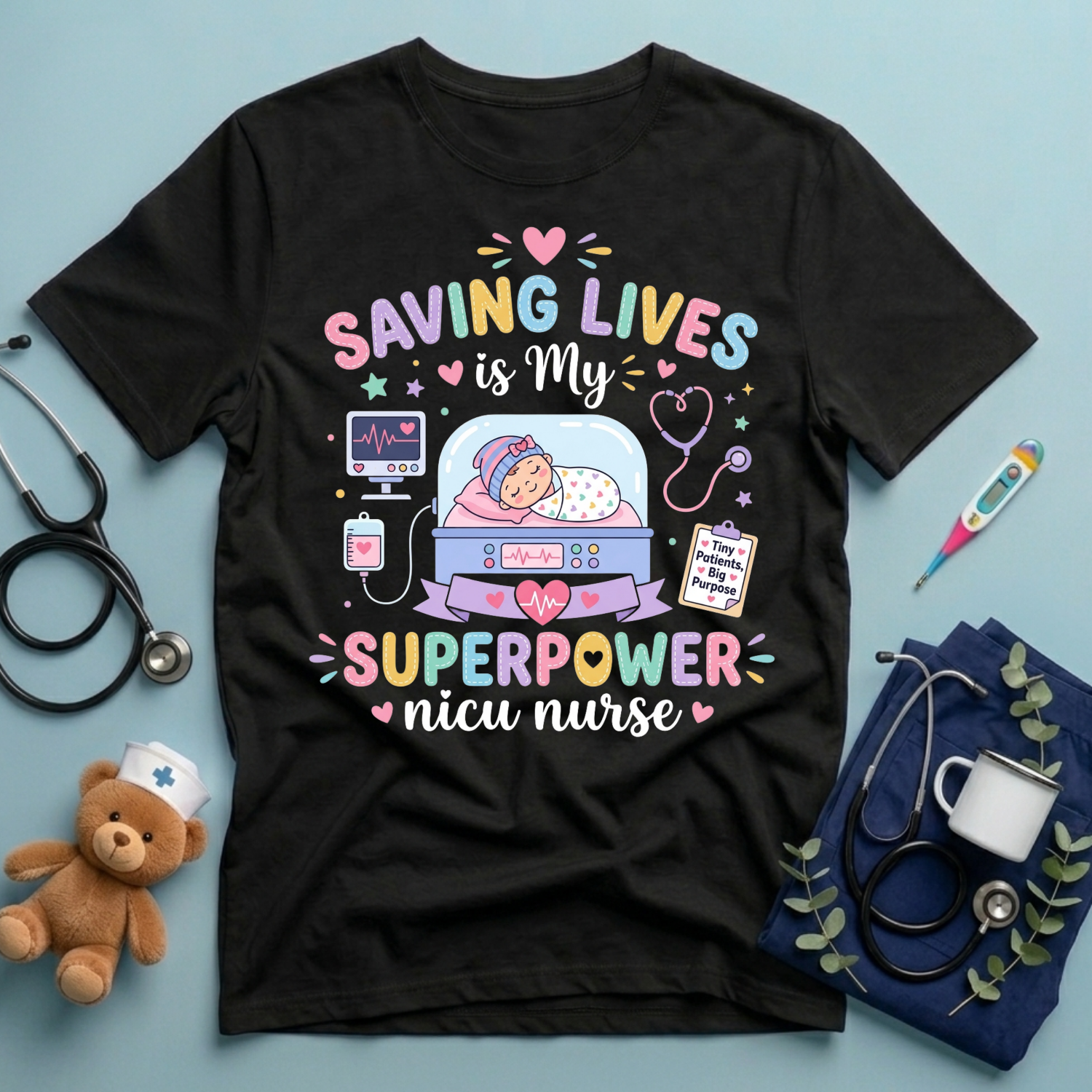 Saving Lives is My Superpower T-Shirt