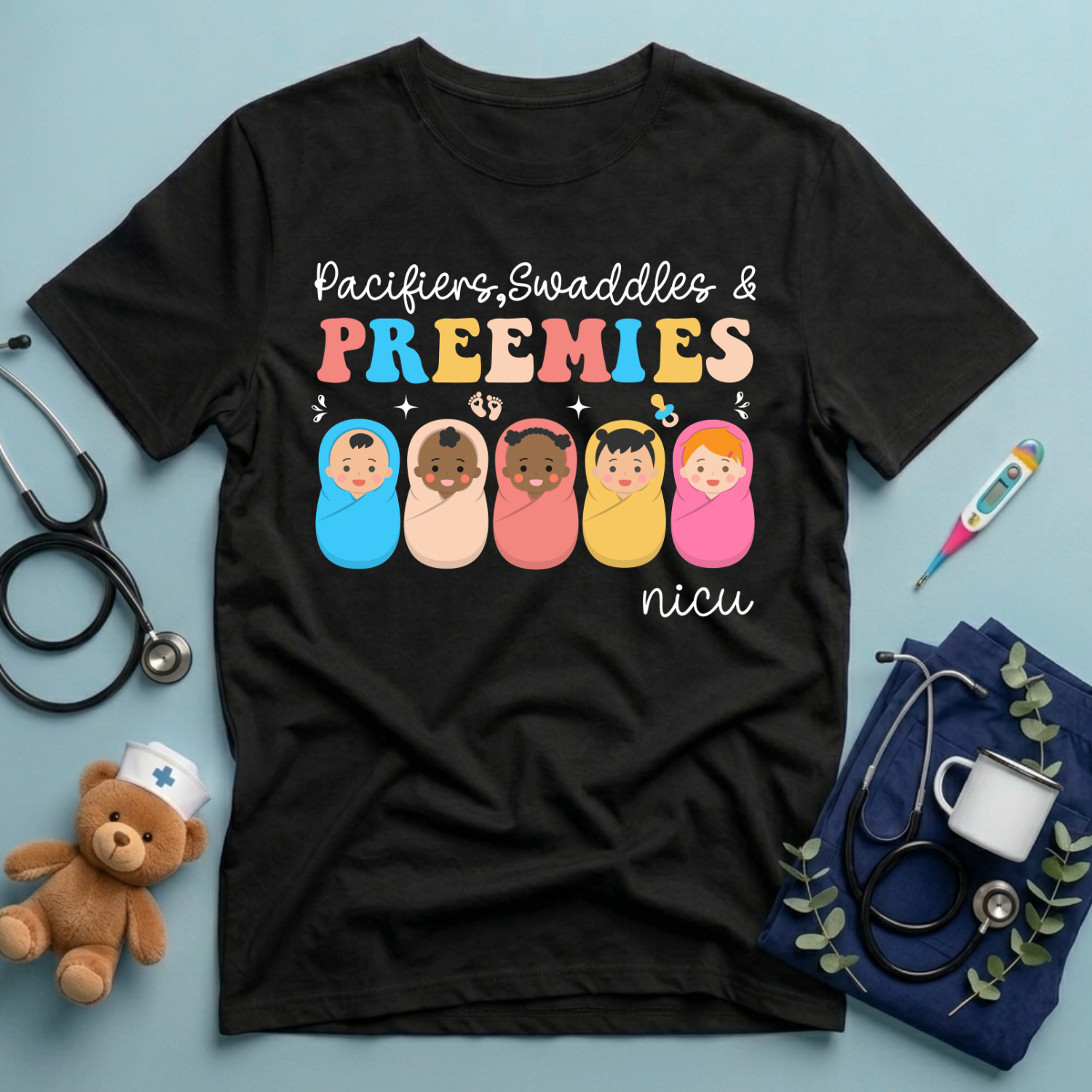 Pacifiers Swaddles & Preemies T-Shirt