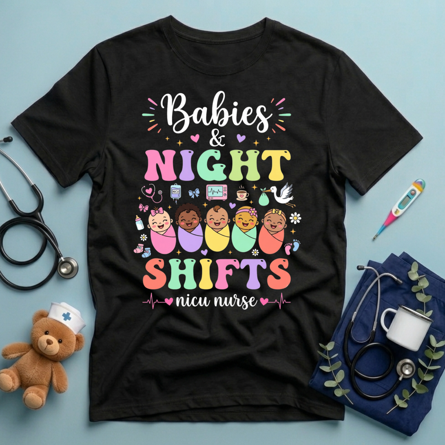 Babies & Night Shifts T-Shirt
