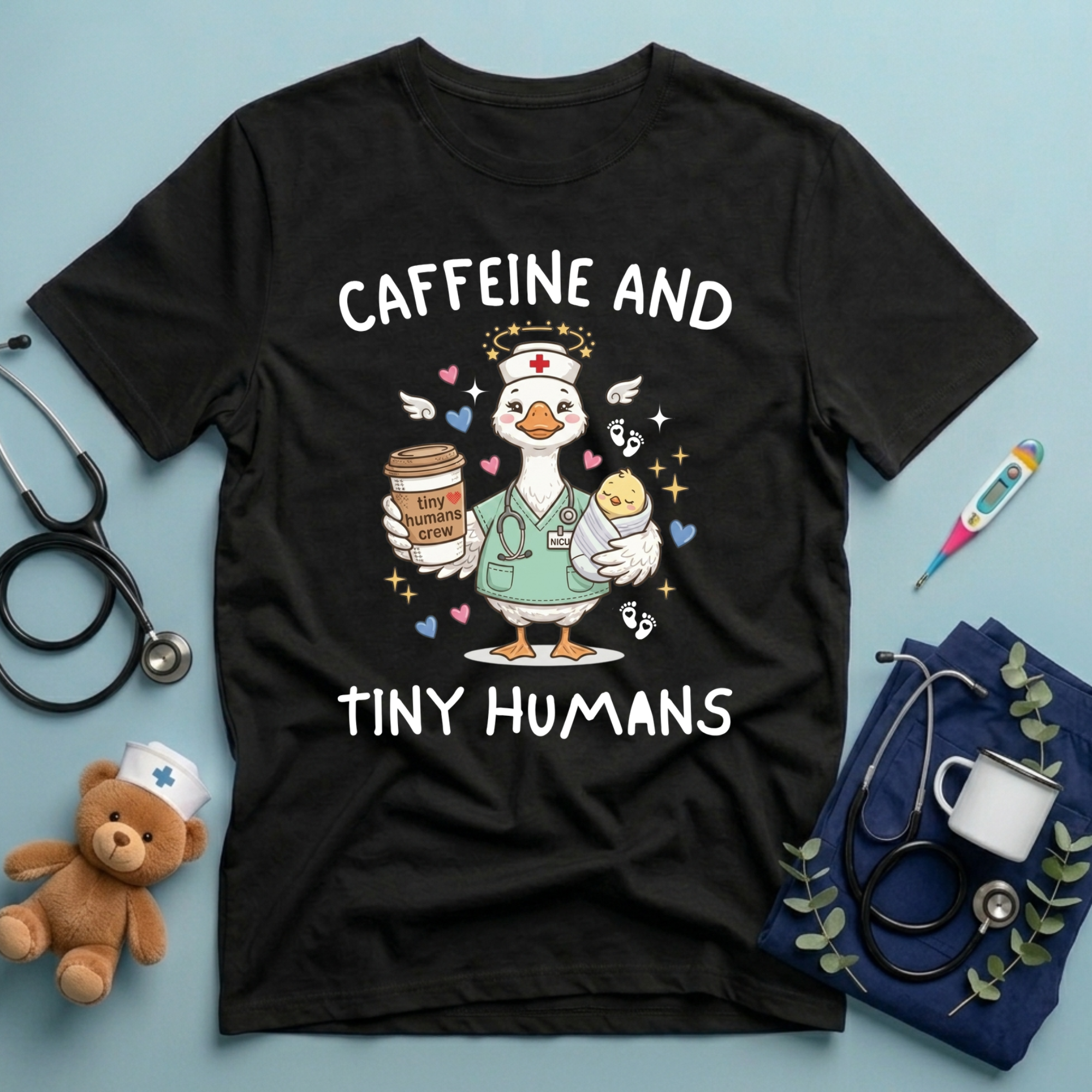 Caffeine & Tiny Humans T-Shirt