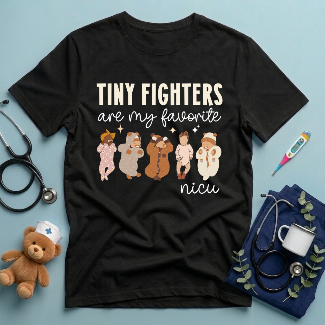Tiny Fighters nicu T-Shirt