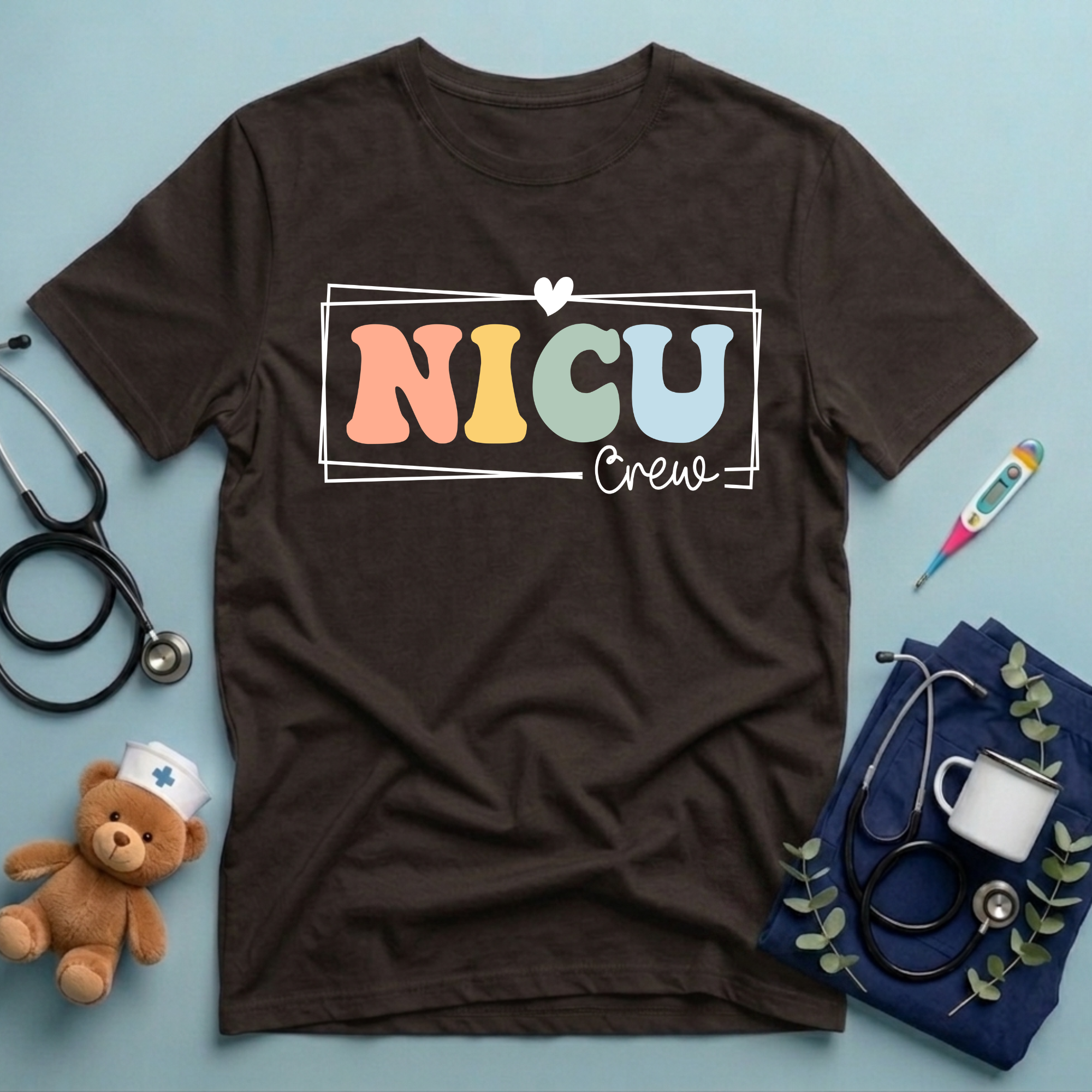 Retro NICU Nurse T-Shirt
