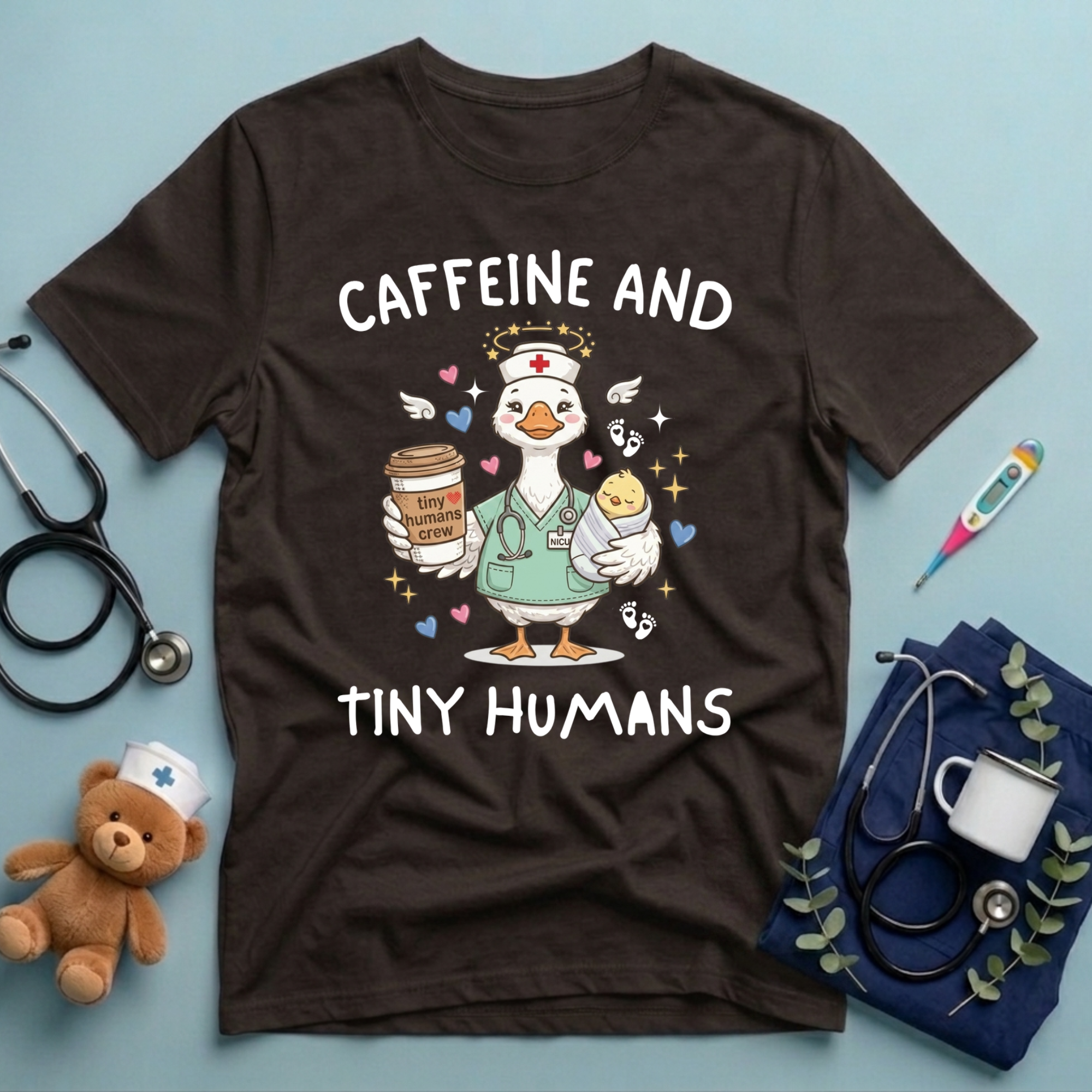 Caffeine & Tiny Humans T-Shirt