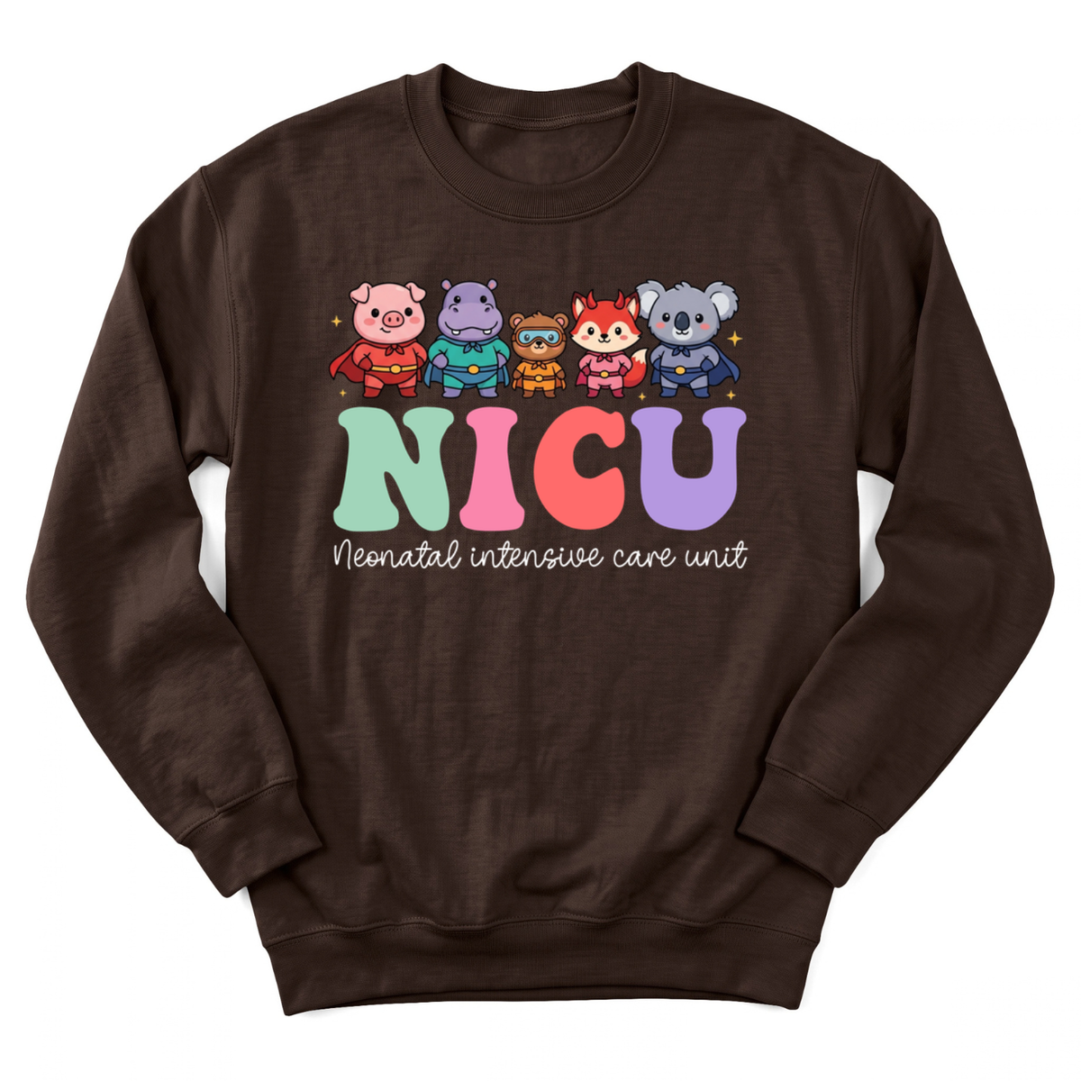 Superheroes Nicu Nurse Sweatshirt
