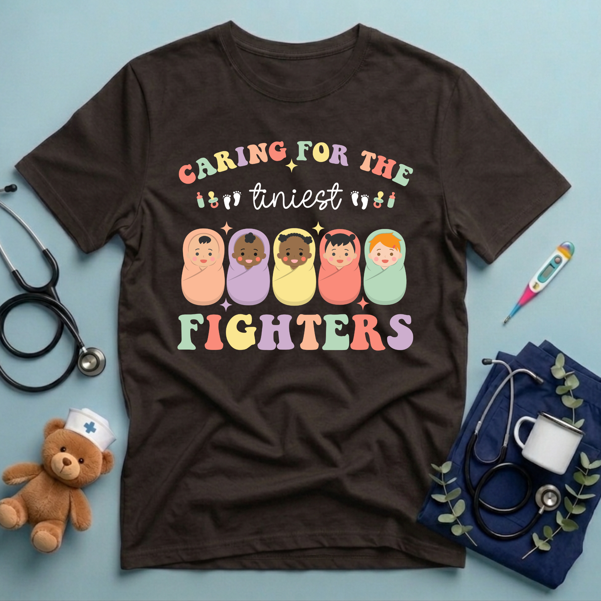 Caring for Tiniest Fighters T-Shirt