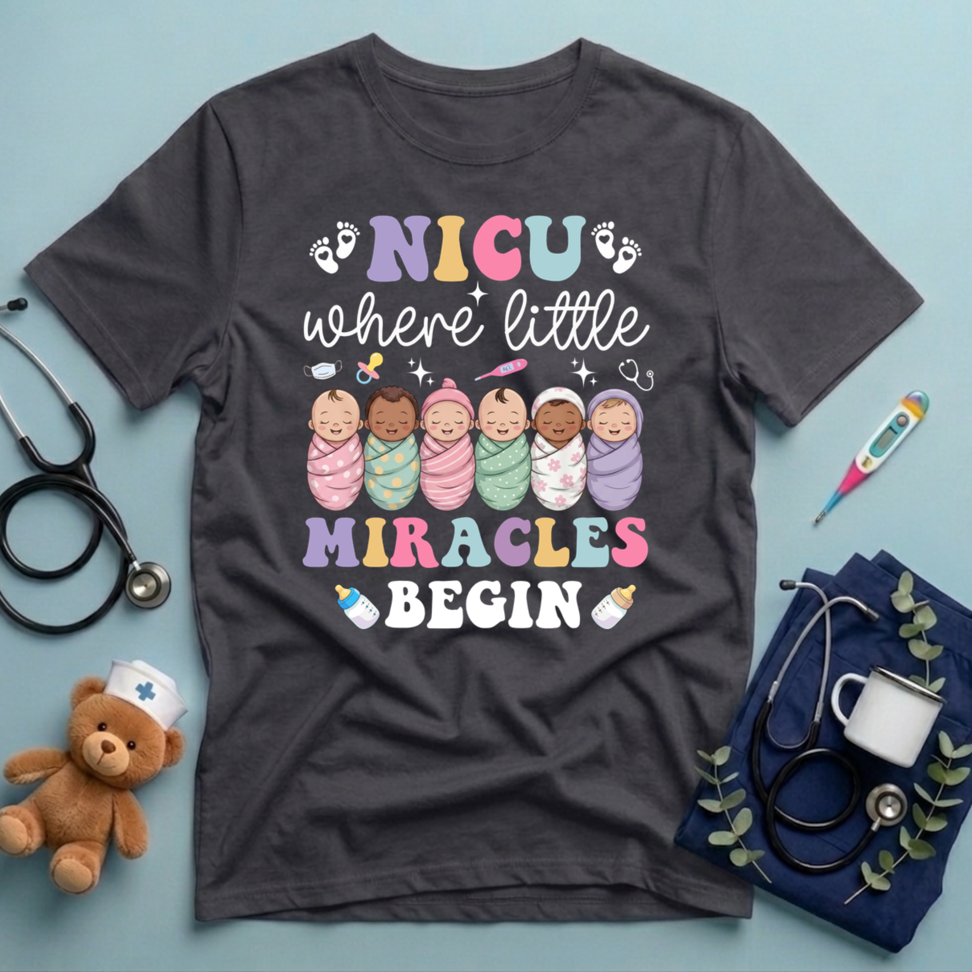 Where Little Miracles Begin T-Shirt