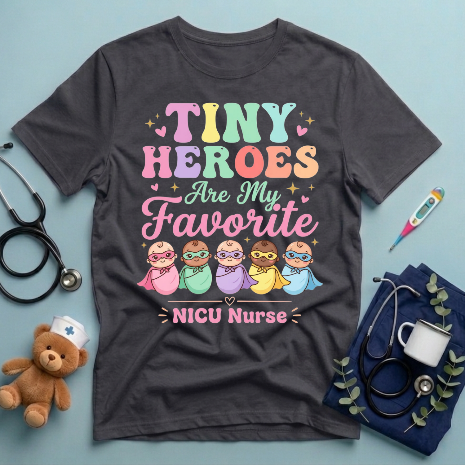 Tiny Heroes Are My Favorite T-Shirt