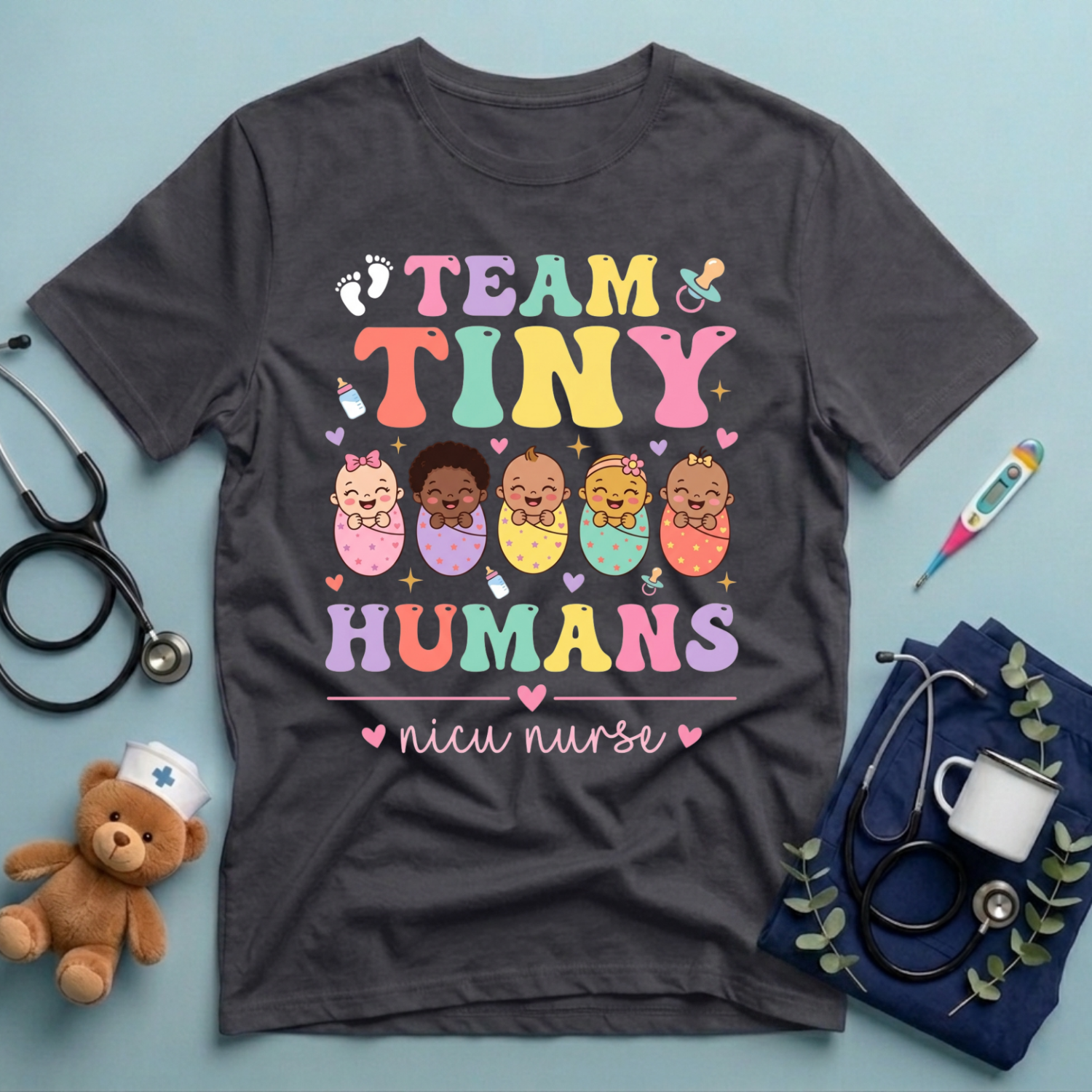 Team Tiny Humans nicu T-Shirt