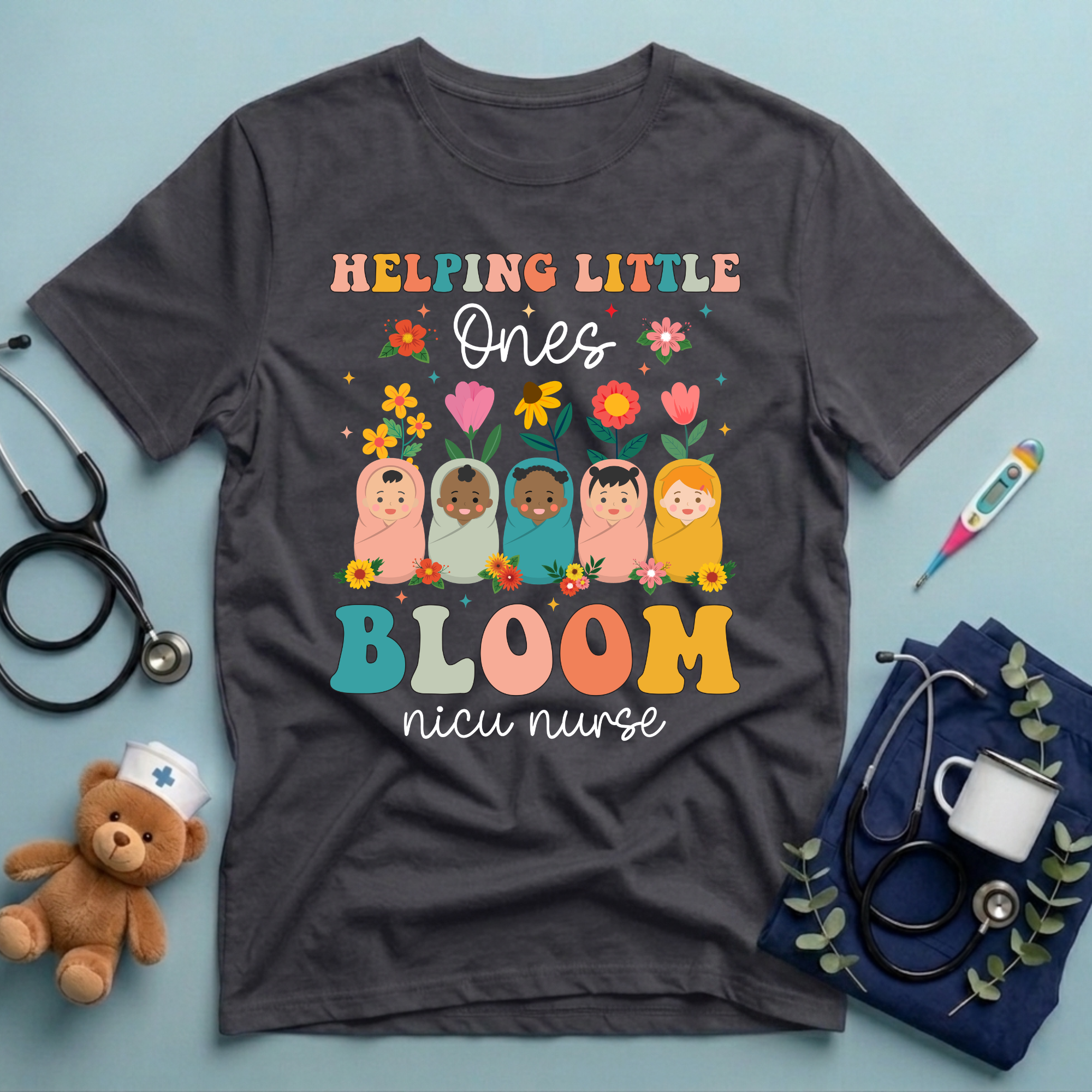 Helping Little Ones Bloom NICU T-shirt