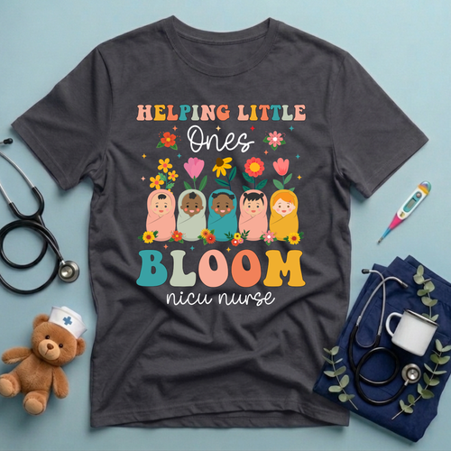 Helping Little Ones Bloom NICU T-shirt