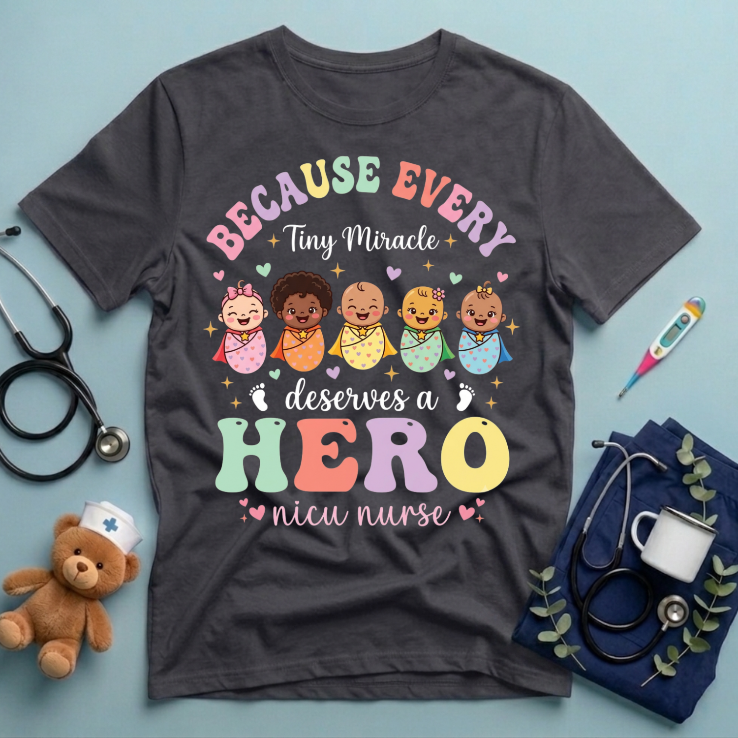 Tiny Miracle Deserves Hero T-Shirt