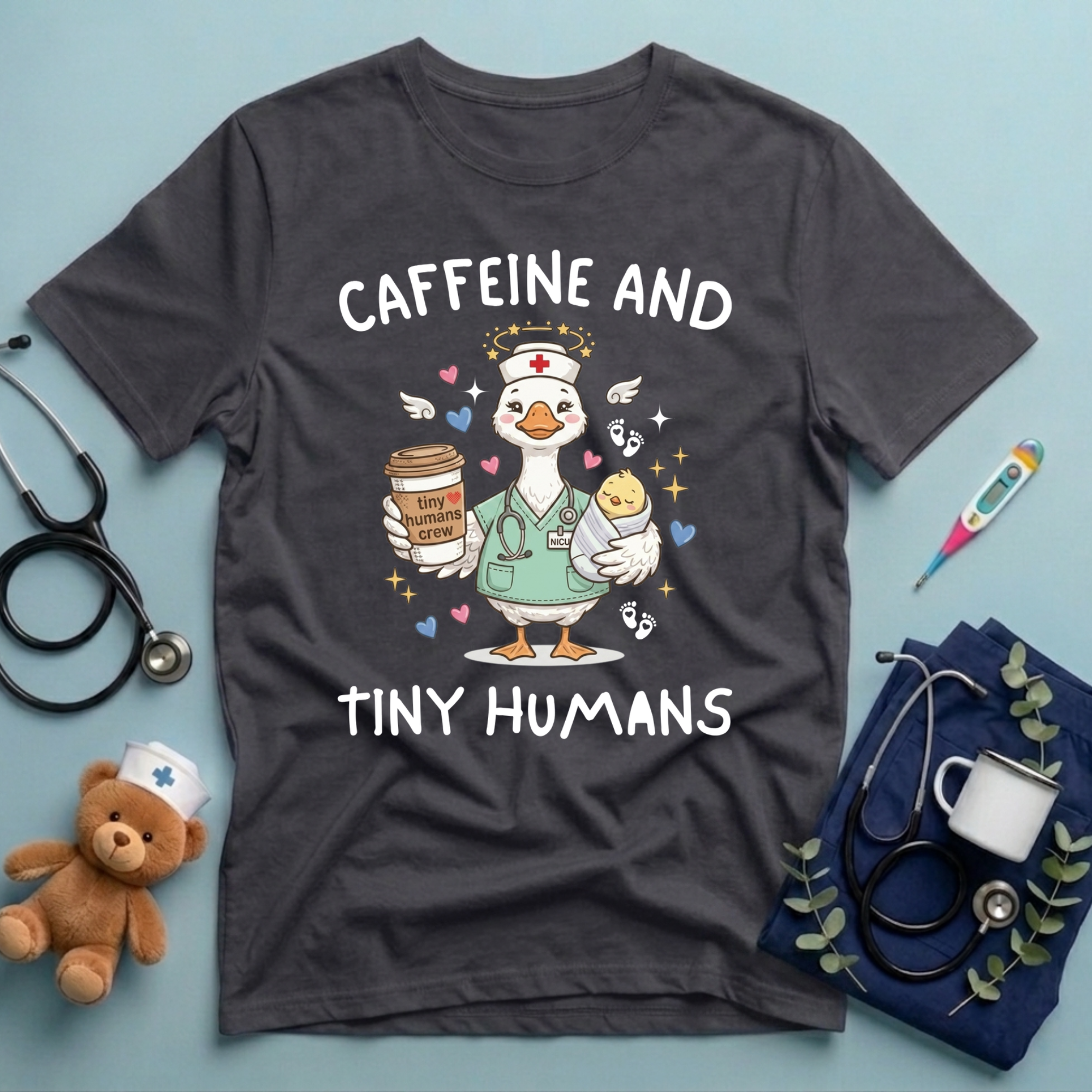 Caffeine & Tiny Humans T-Shirt