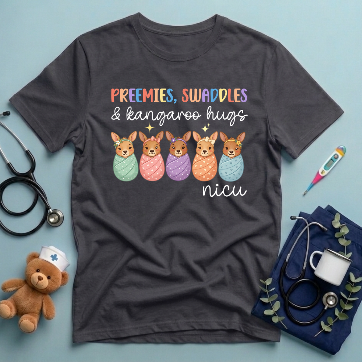 Kangaroo Hugs NICU T-Shirt