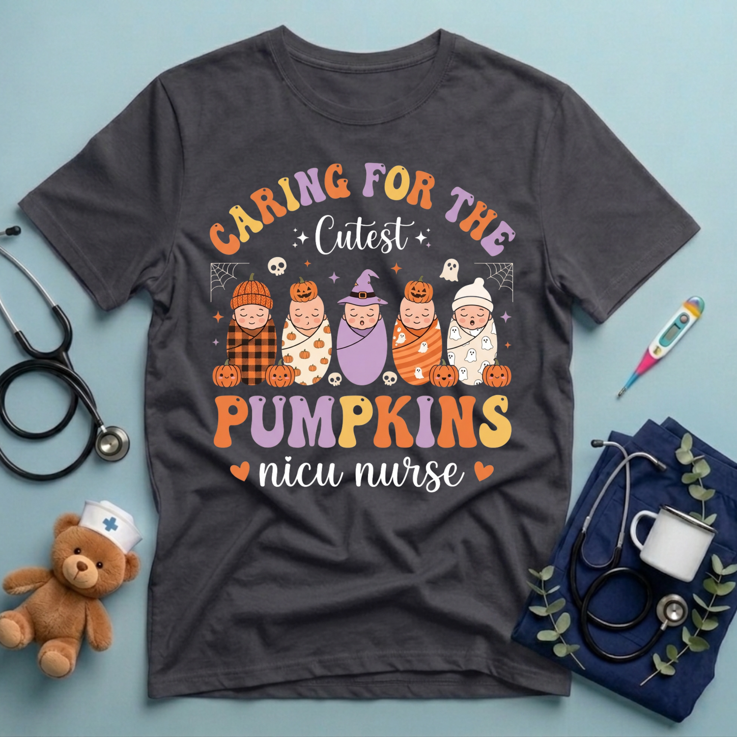 Caring For Cutest Pumpkins T-Shirt