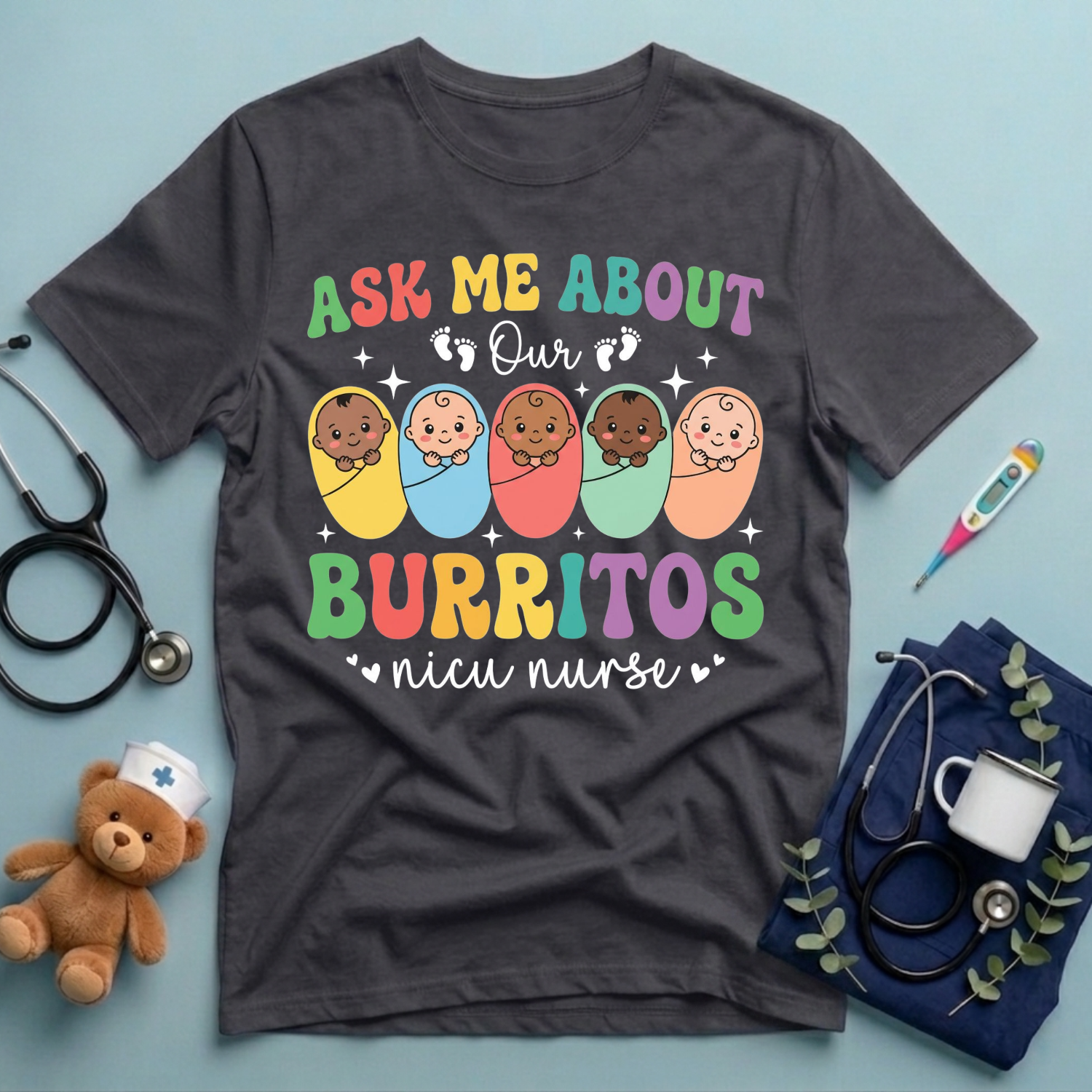 Ask Me About Our Burritos T-Shirt
