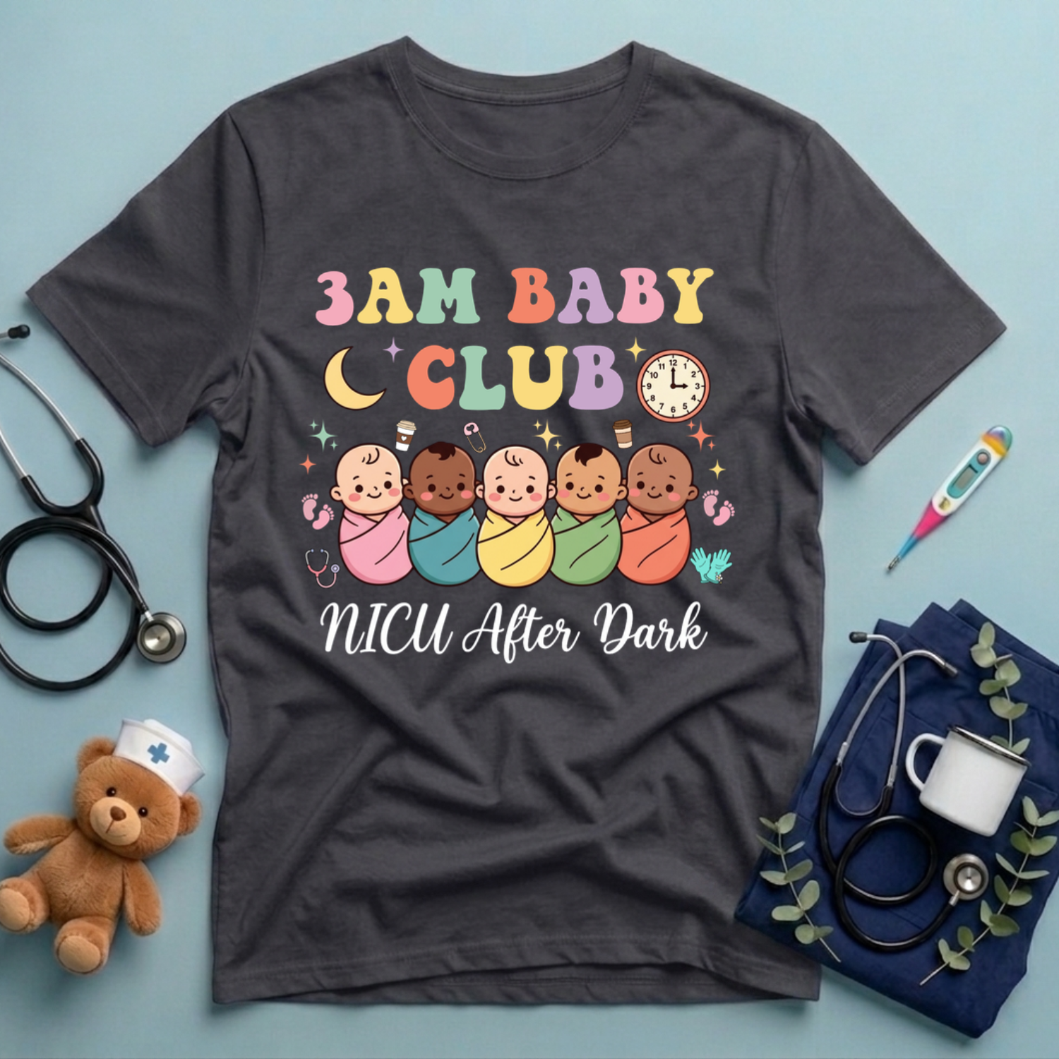 Night Shift NICU Nurse T-Shirt