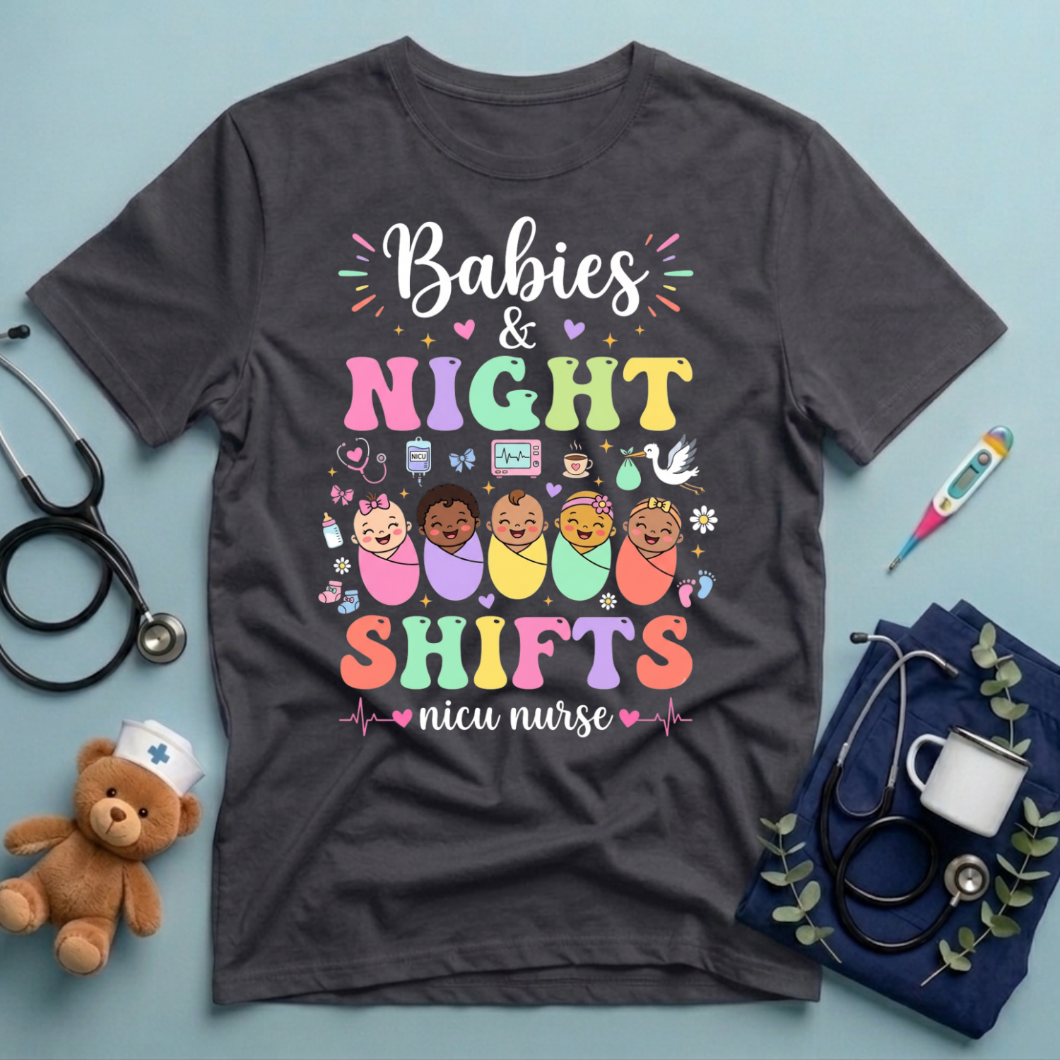 Babies & Night Shifts T-Shirt