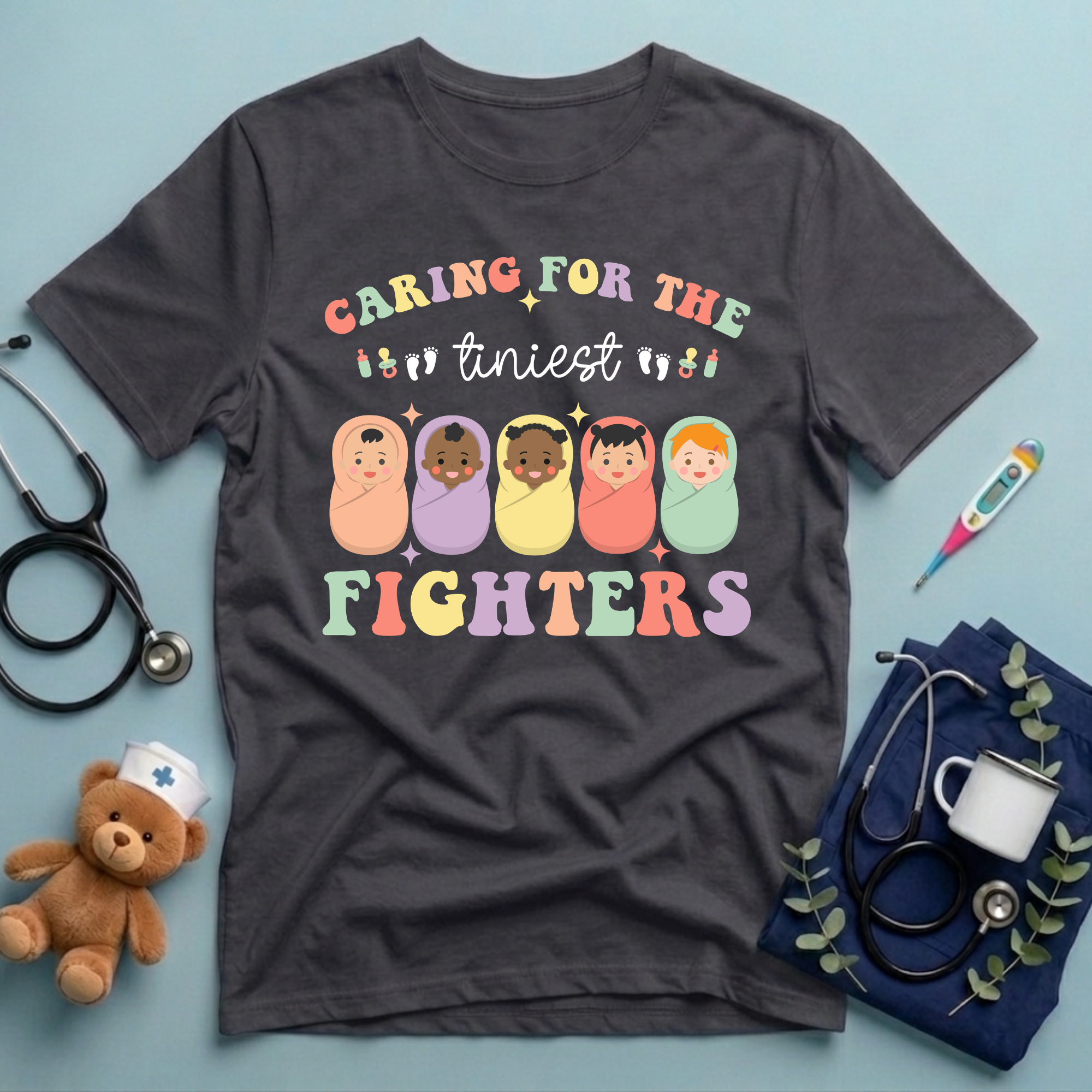 Caring for Tiniest Fighters T-Shirt