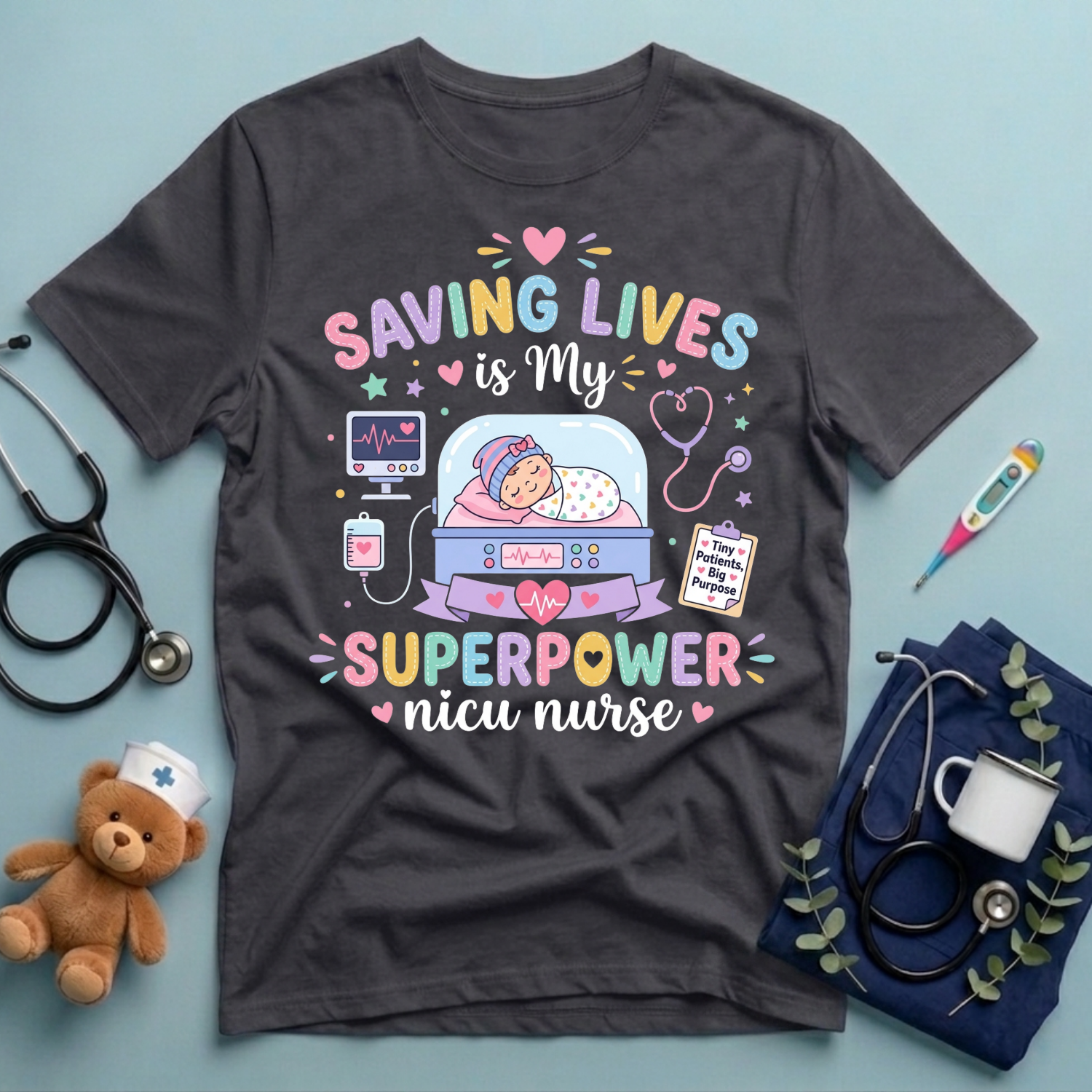 Saving Lives is My Superpower T-Shirt