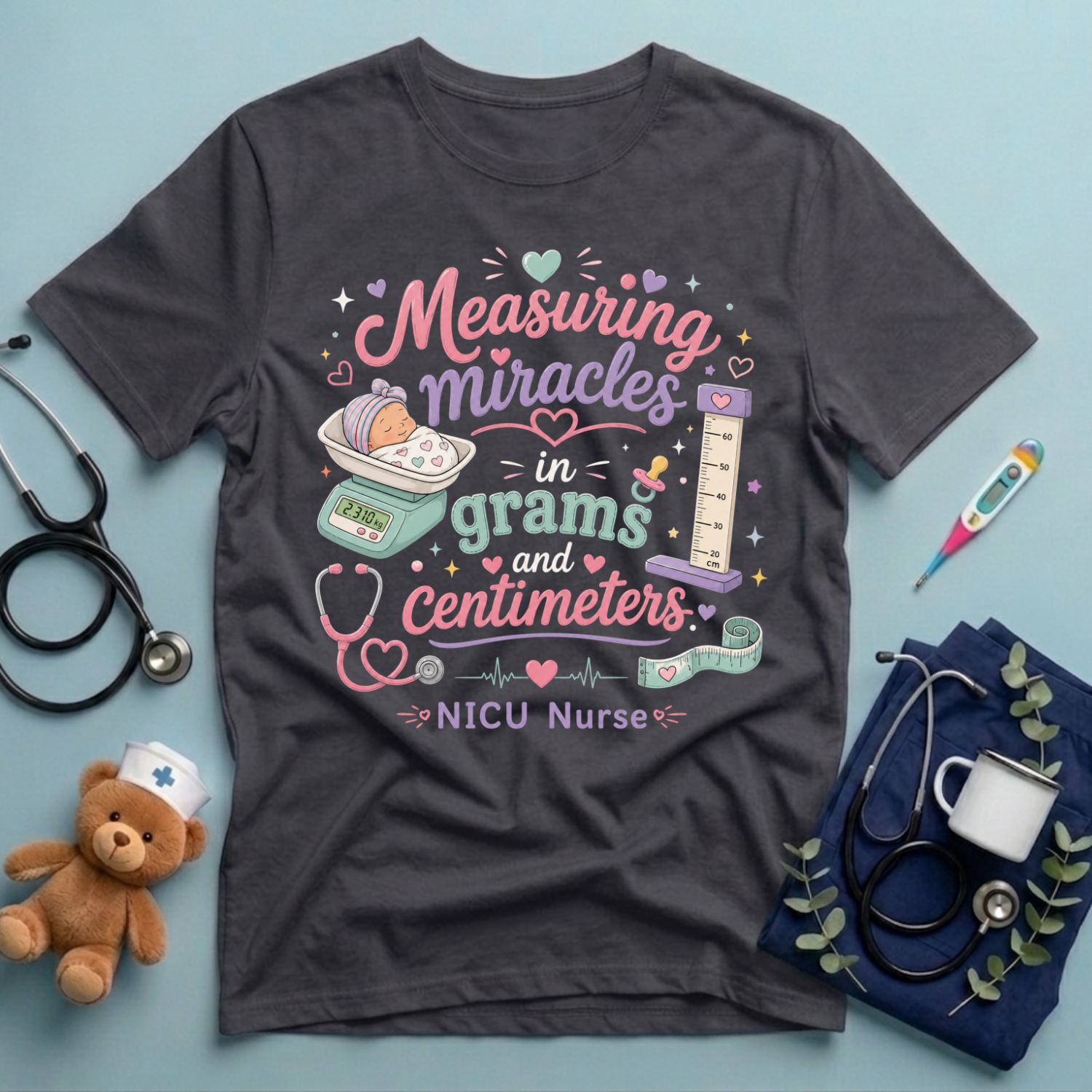 Measuring miracles in grams T-Shirt