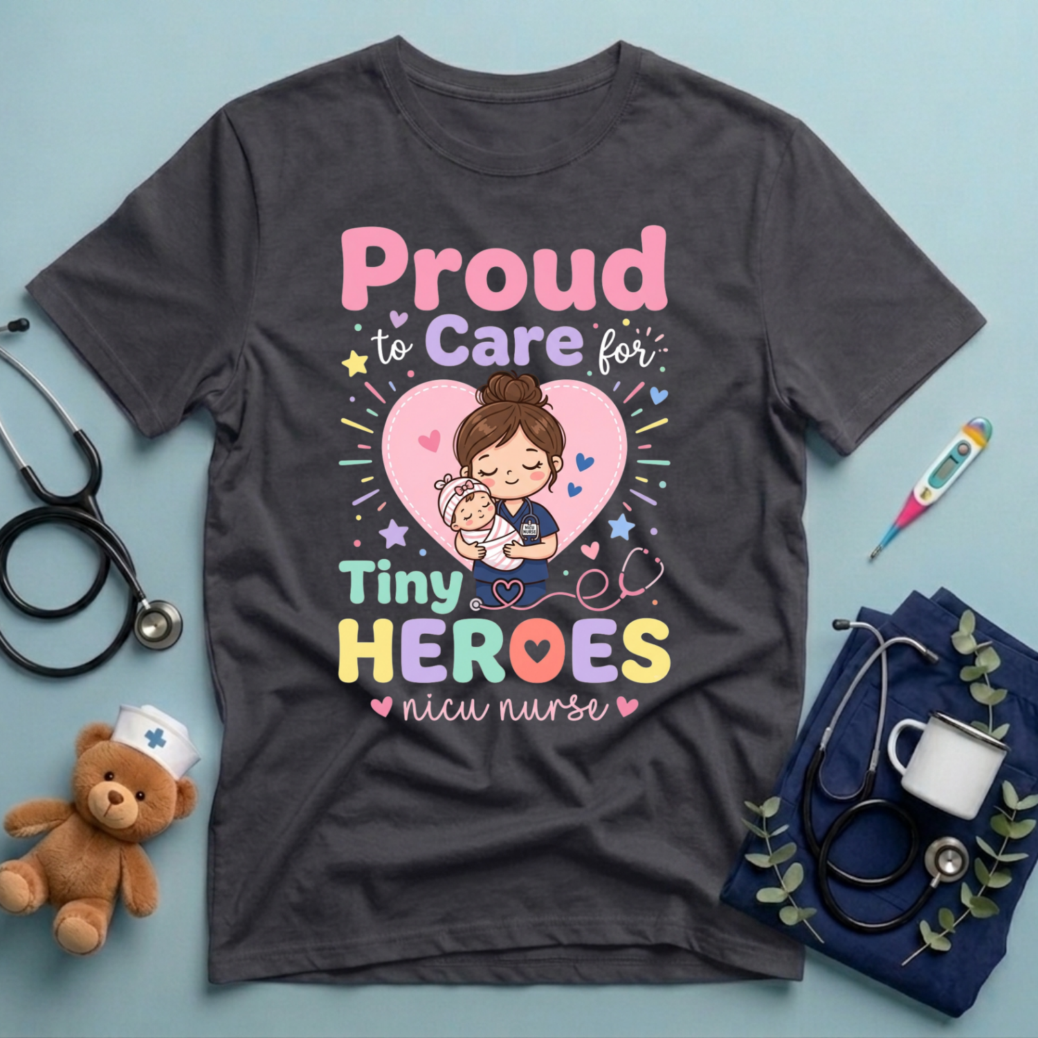 Proud Care for Tiny Heroes T-Shirt