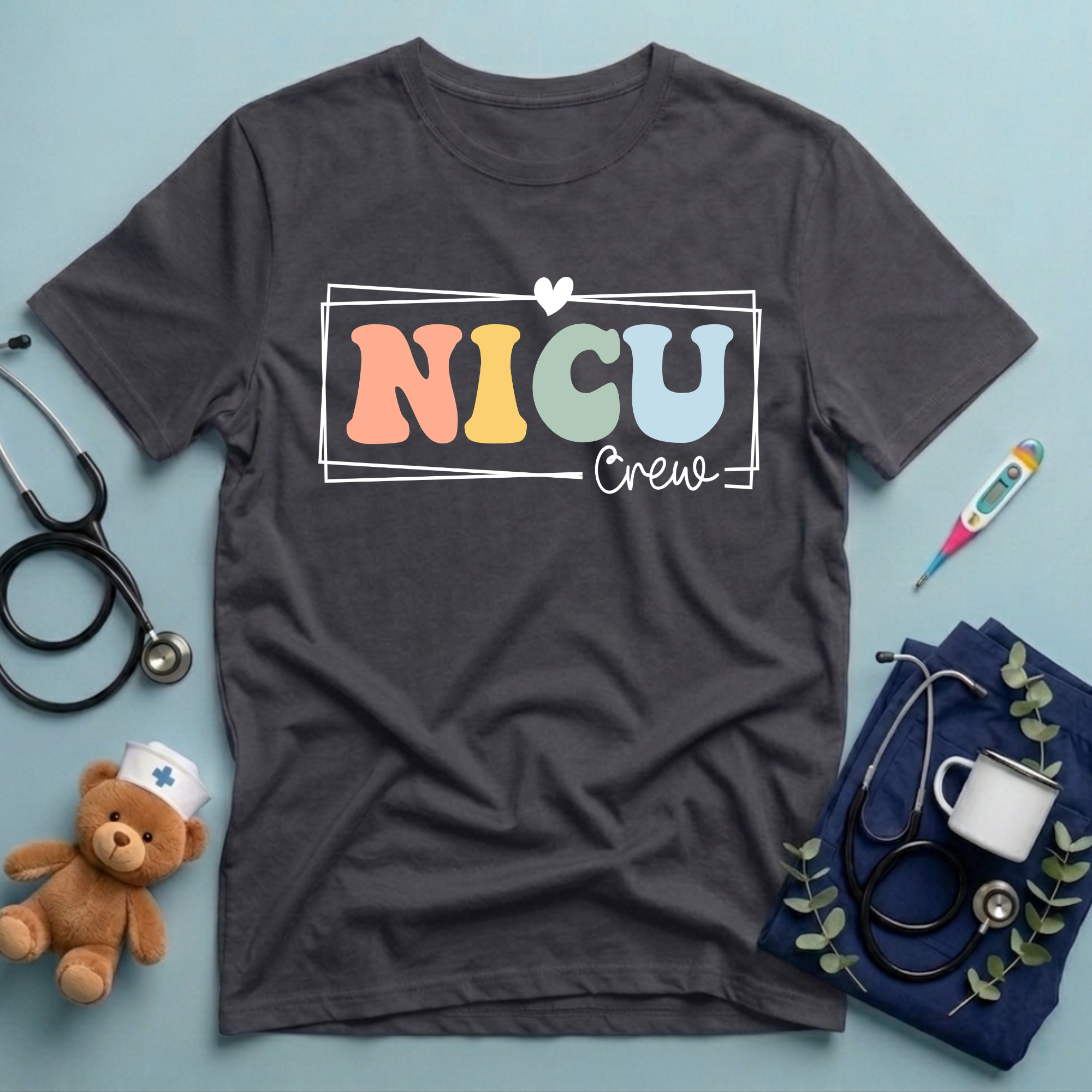 Retro NICU Nurse T-Shirt