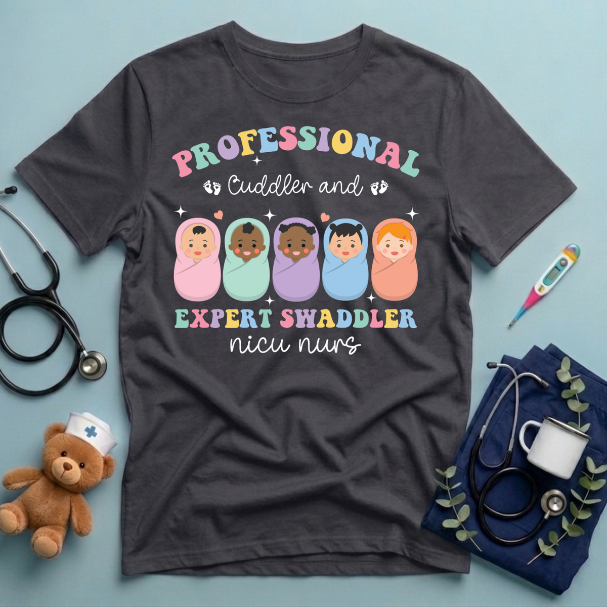 Professional Cuddler NICU Nurse T-Shirt