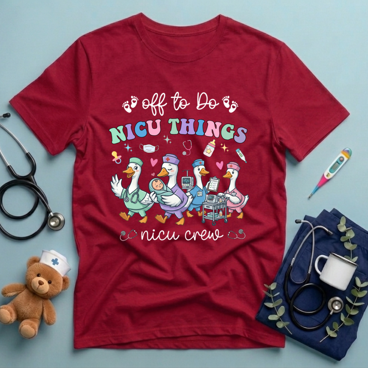 Funny NICU Nurse Gift T-Shirt
