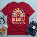 Rainbow NICU Nurse Tiny Animal T-Shirt