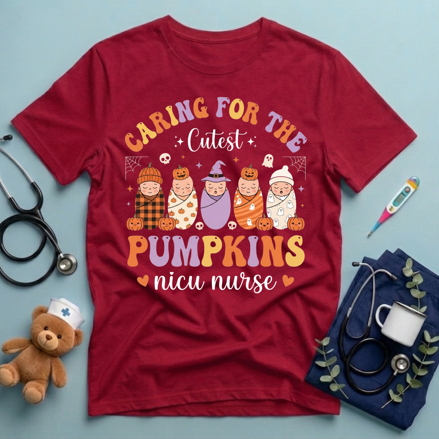 Caring For Cutest Pumpkins T-Shirt