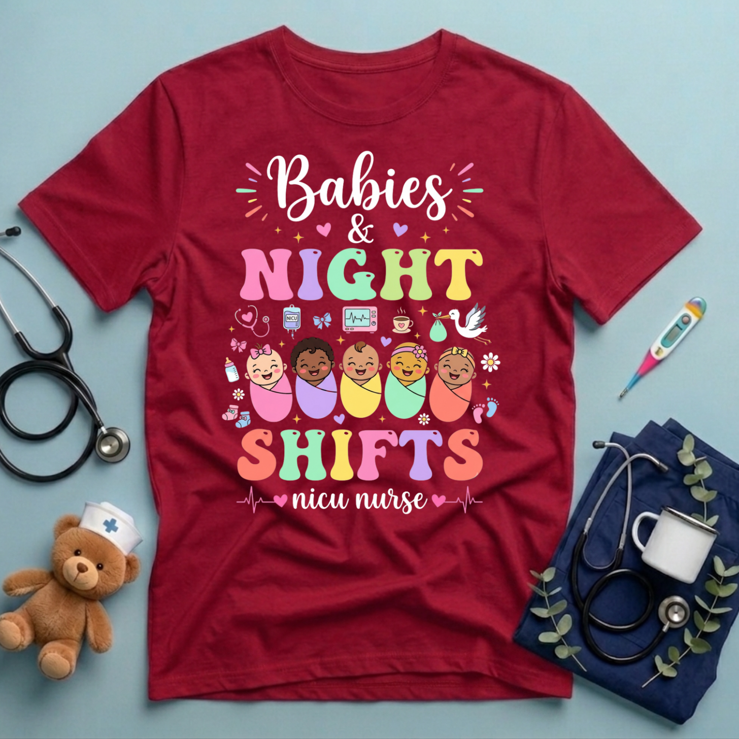 Babies & Night Shifts T-Shirt