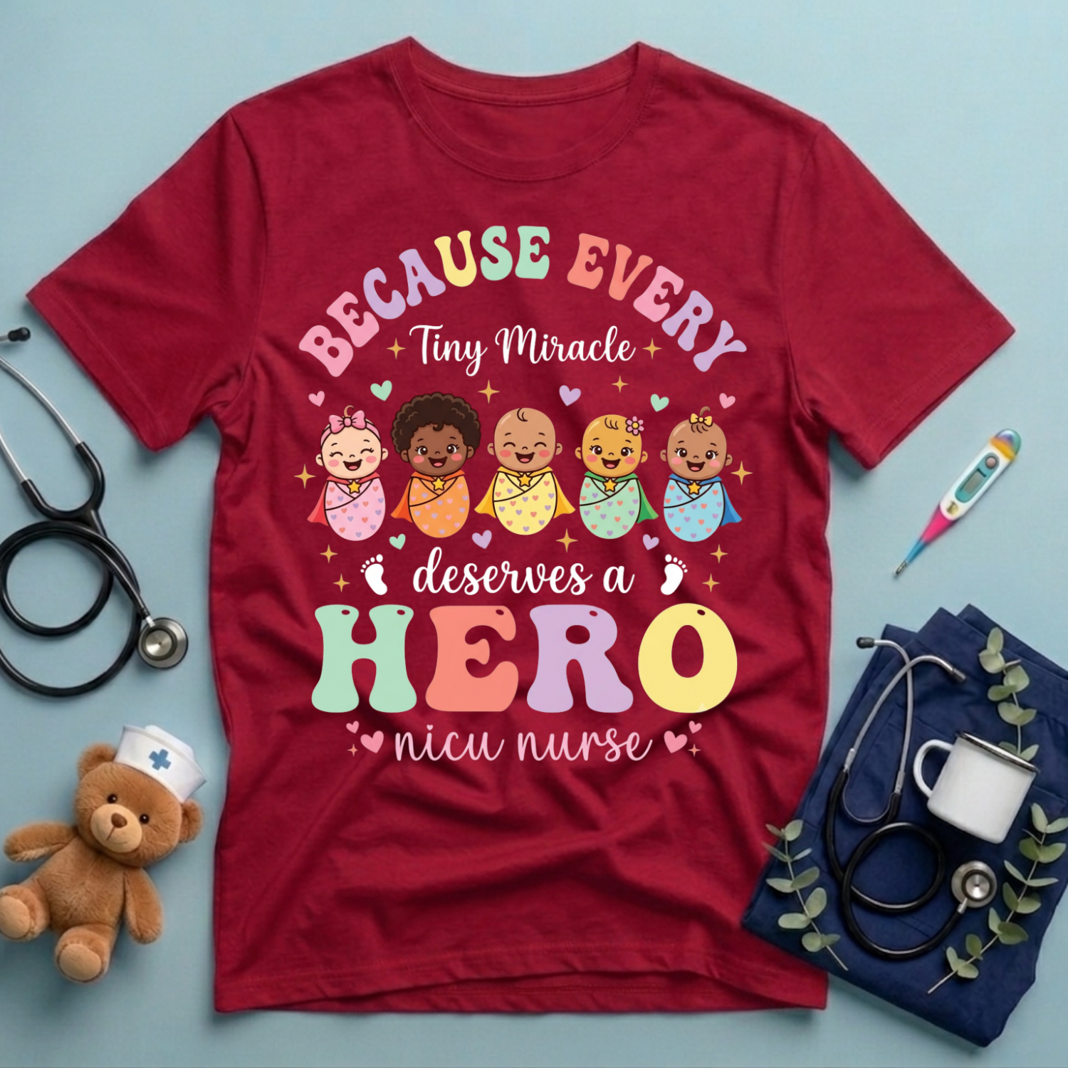 Tiny Miracle Deserves Hero T-Shirt