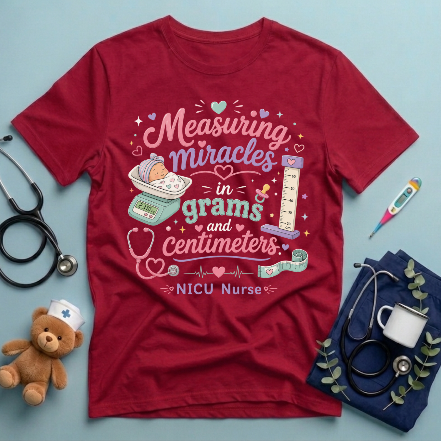 Measuring miracles in grams T-Shirt