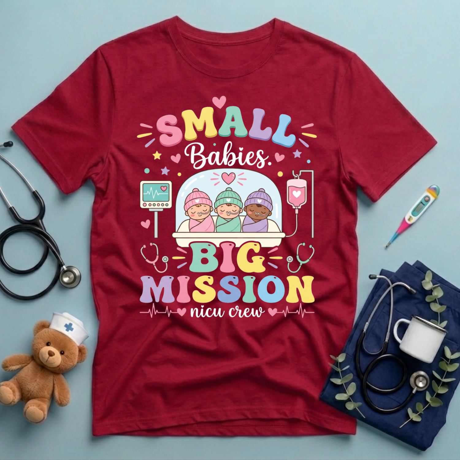 Small Babies. Big Mission T-Shirt