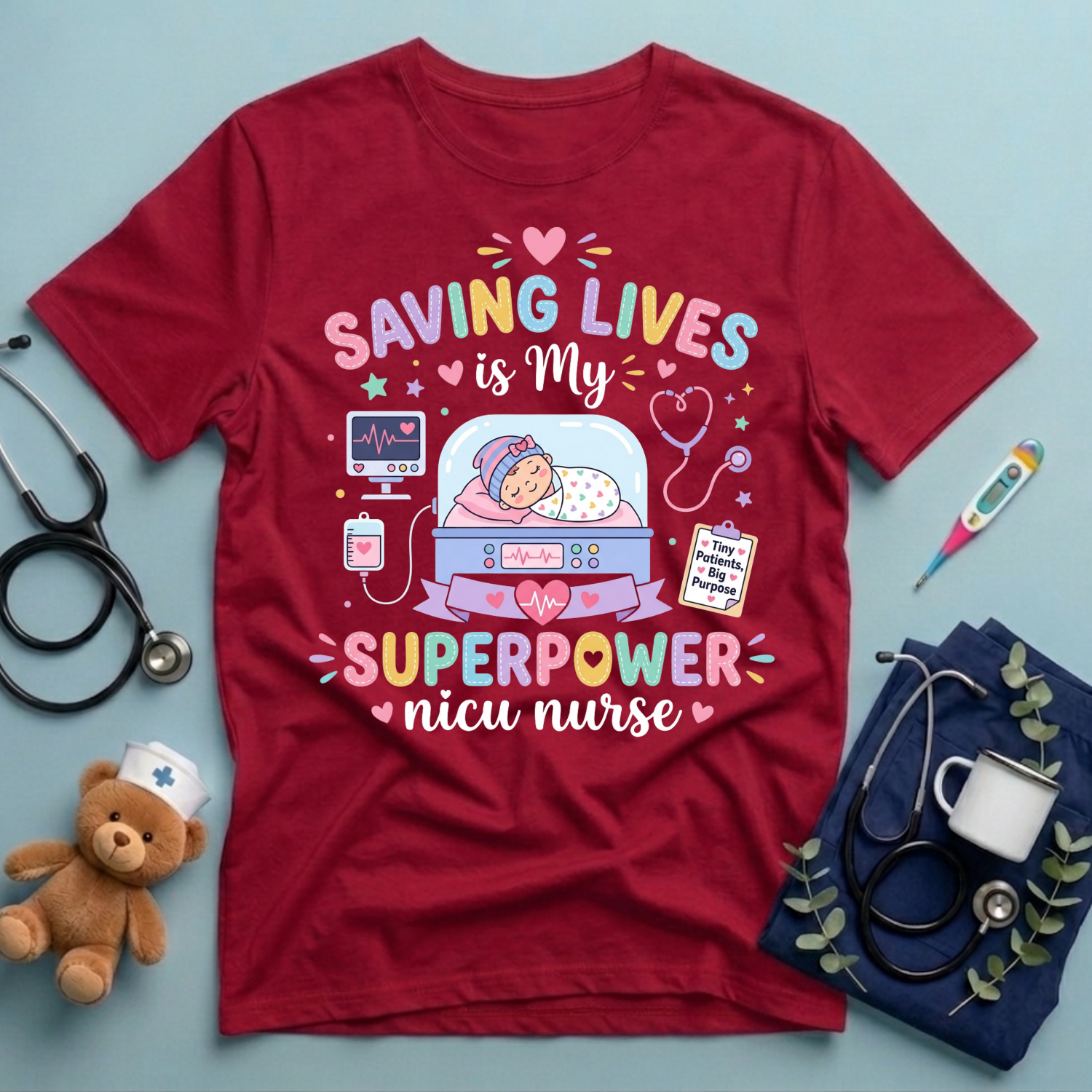 Saving Lives is My Superpower T-Shirt