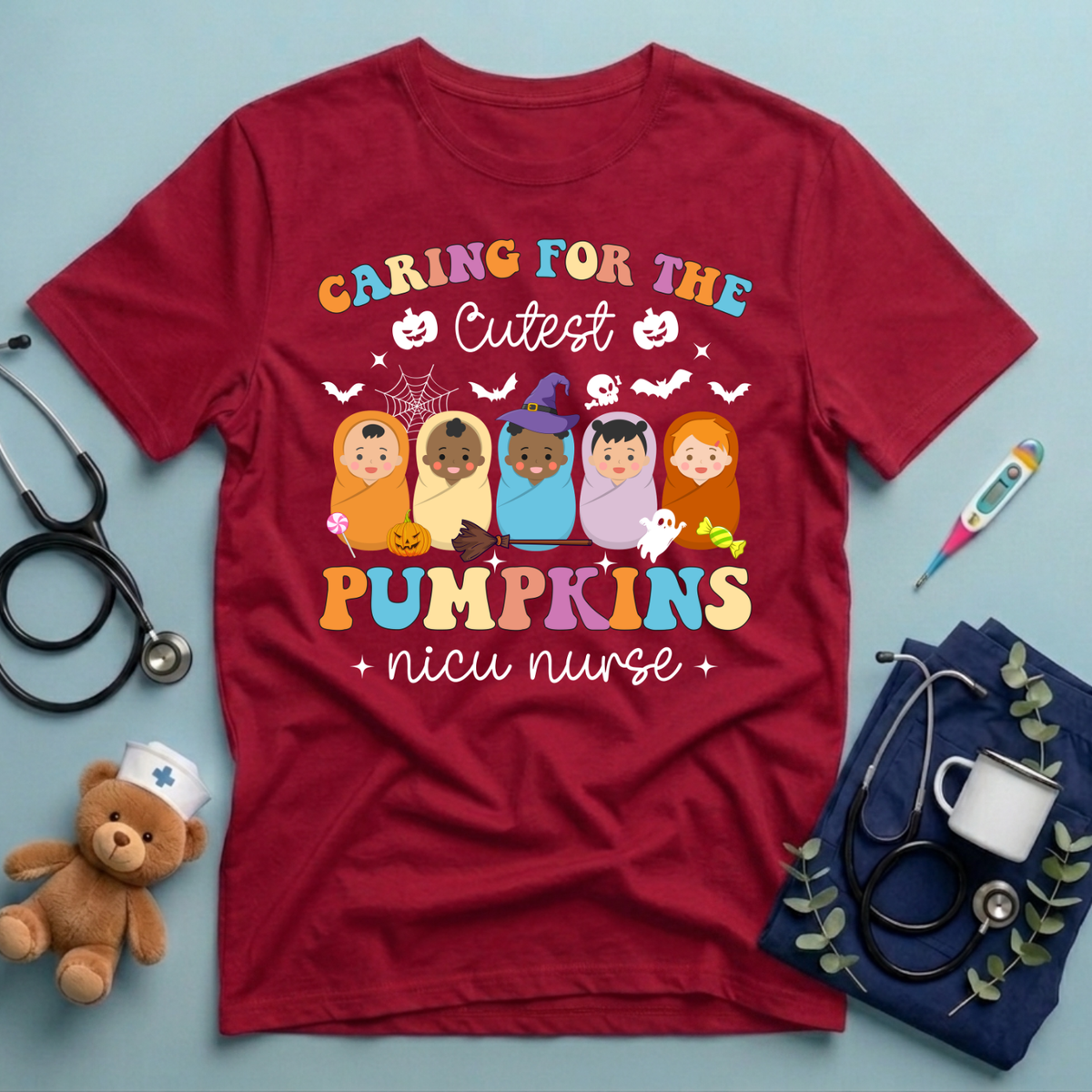 Caring for Cutest Pumpkins T-Shirt