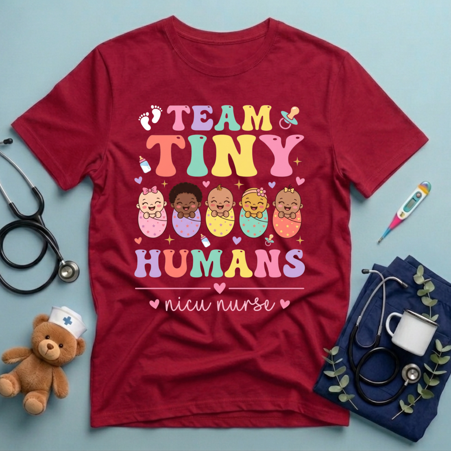 Team Tiny Humans nicu T-Shirt