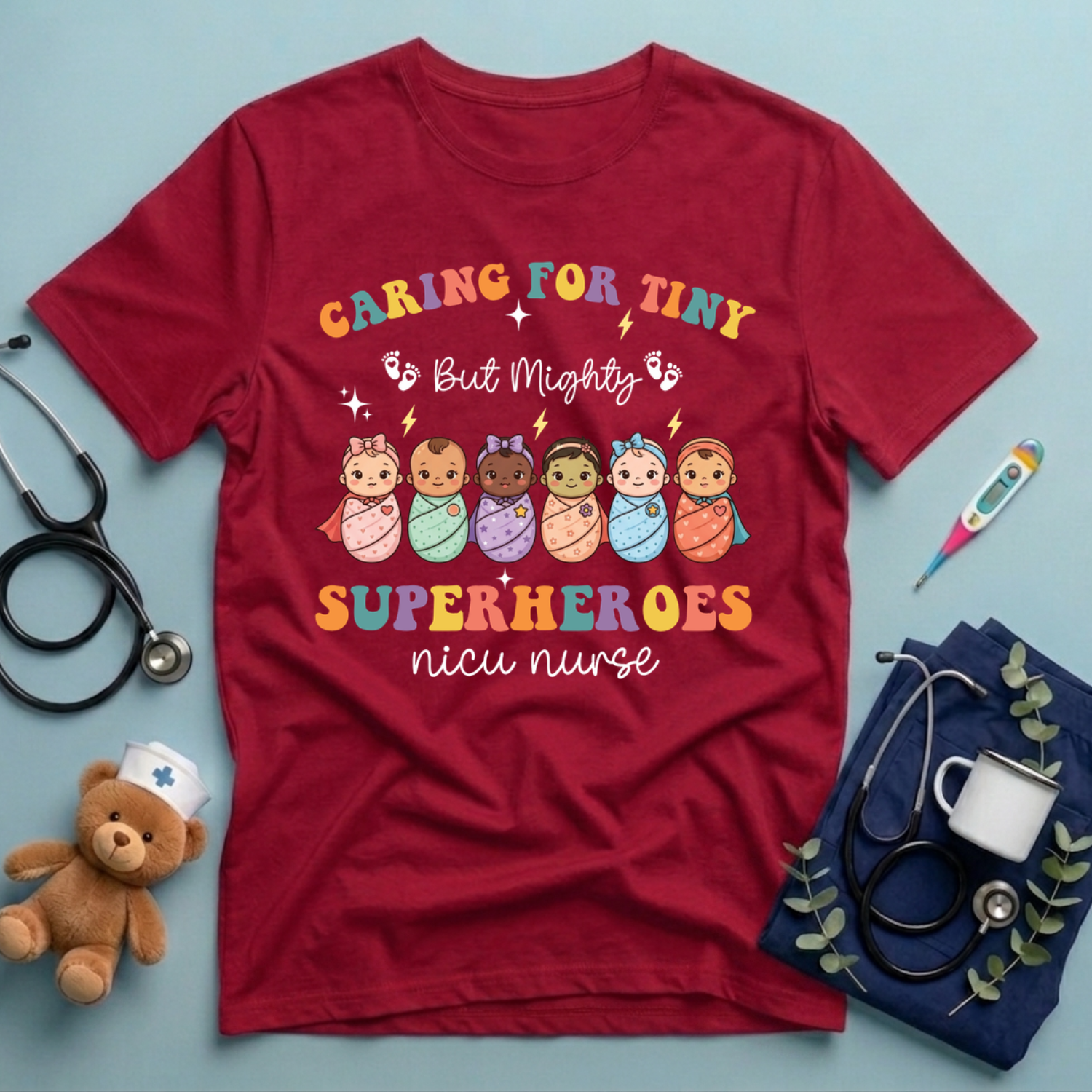 Caring For Tiny Superheroes T-Shirt