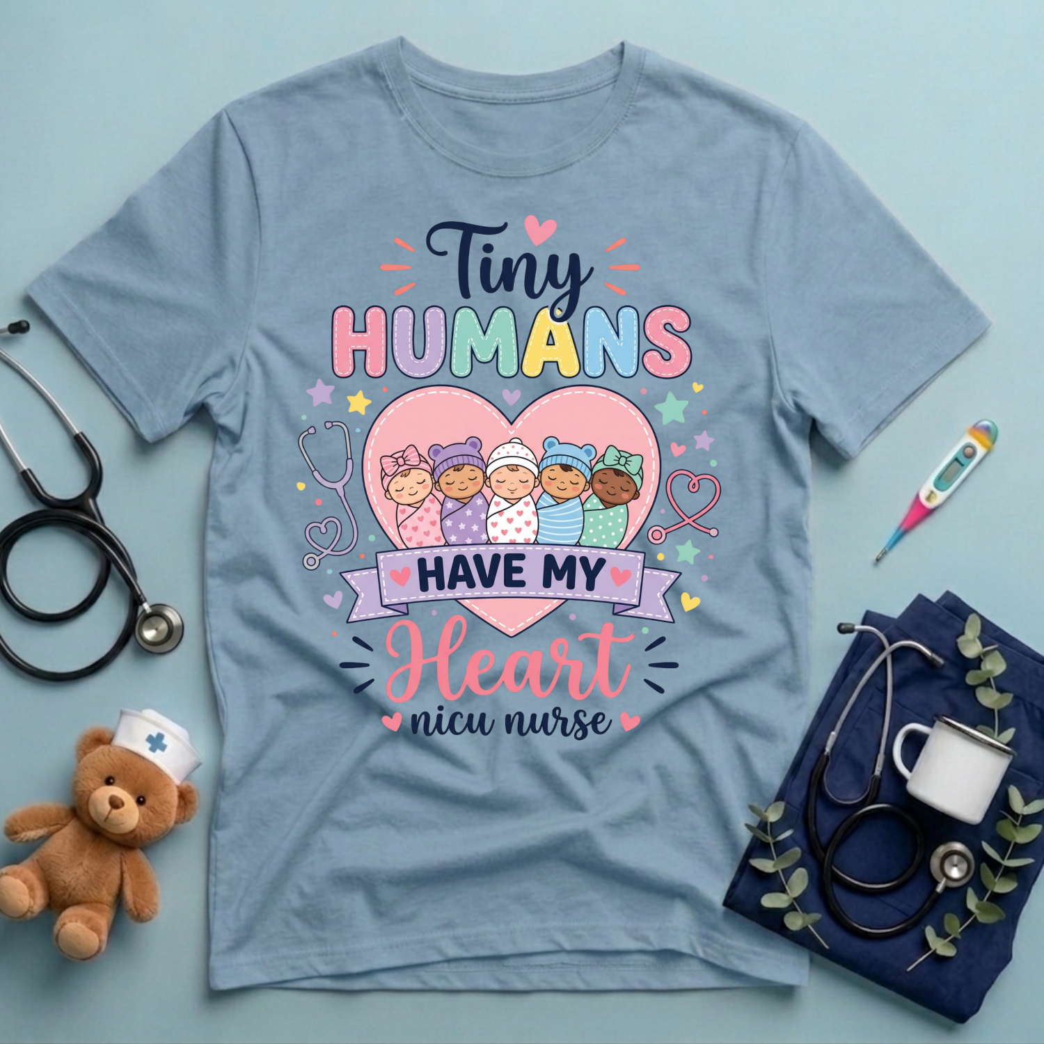 Tiny Humans Have My Heart T-Shirt