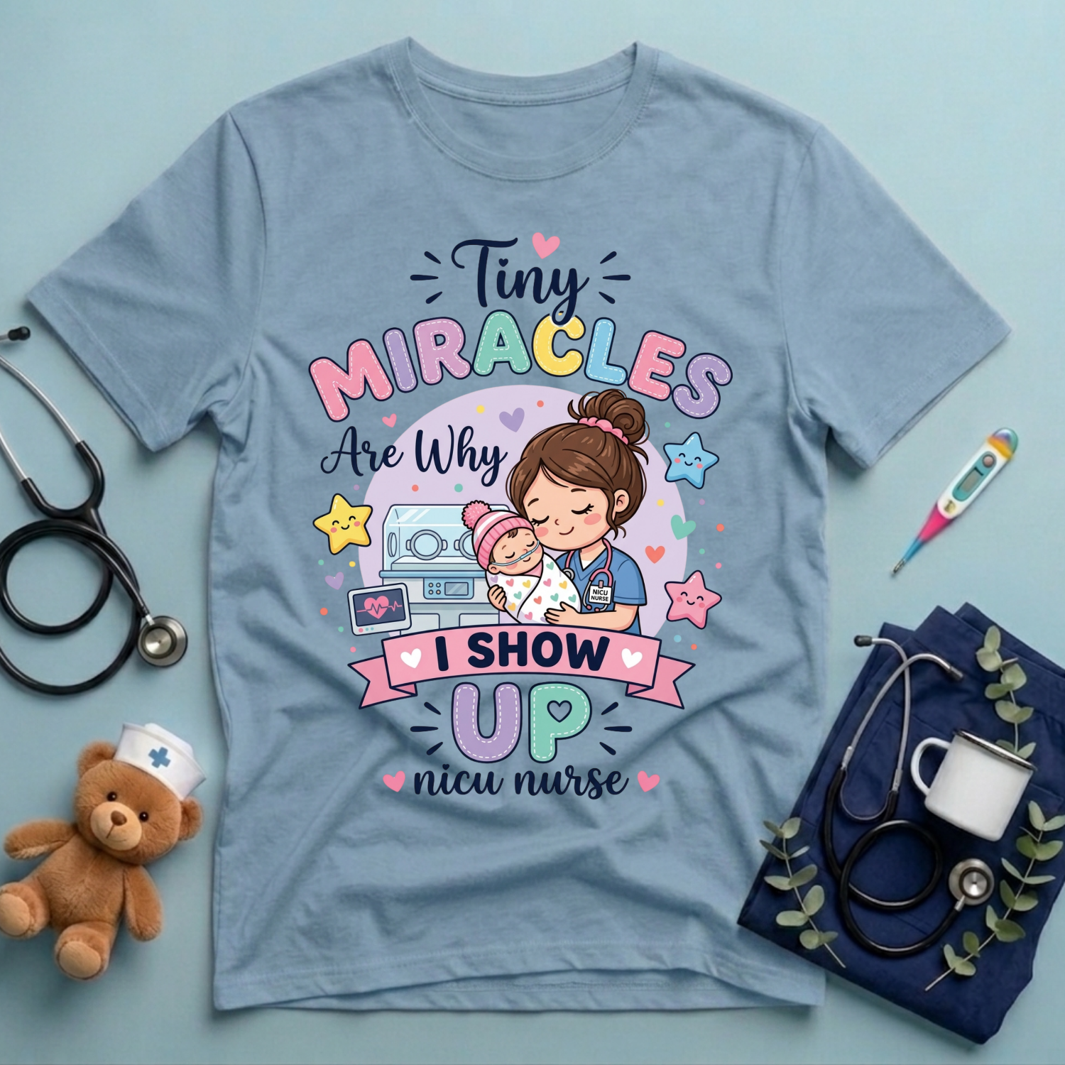 Tiny Miracles Are Why I Show Up T-Shirt