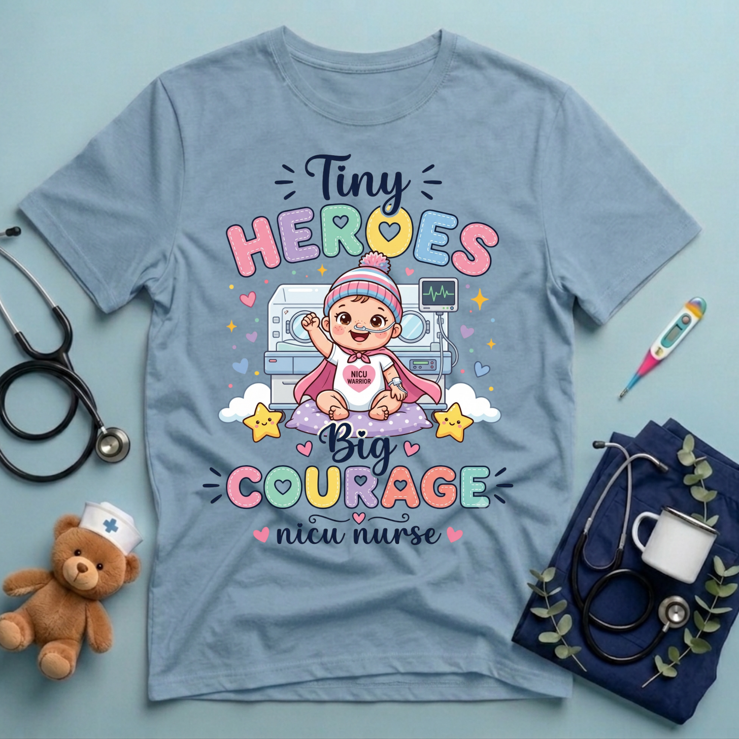 Tiny Heroes, Big Courage T-Shirt