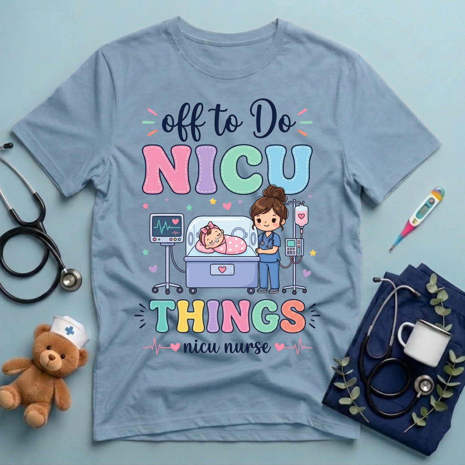 off to Do NICU THINGS T-Shirt