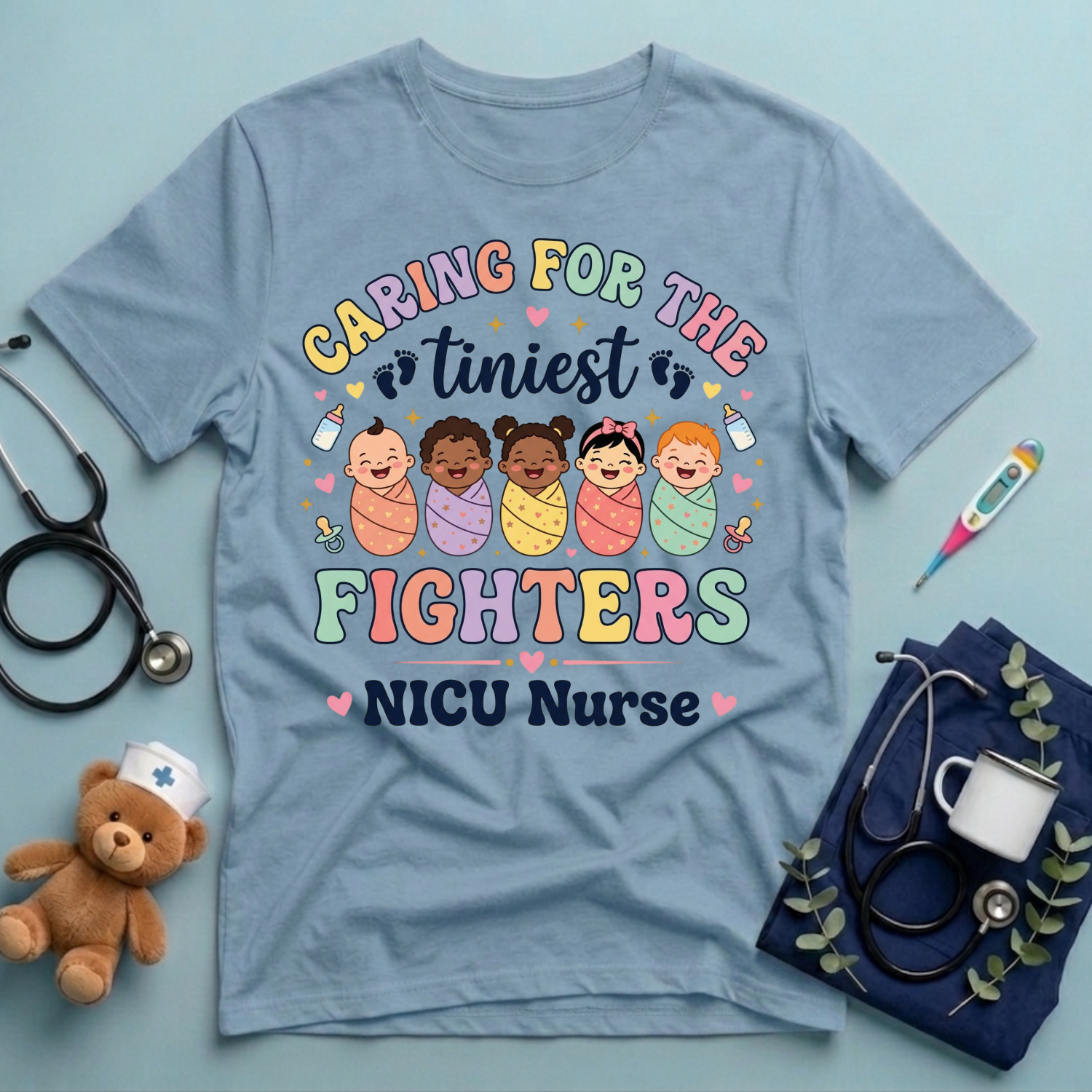 Caring for the tiniest fighters T-Shirt